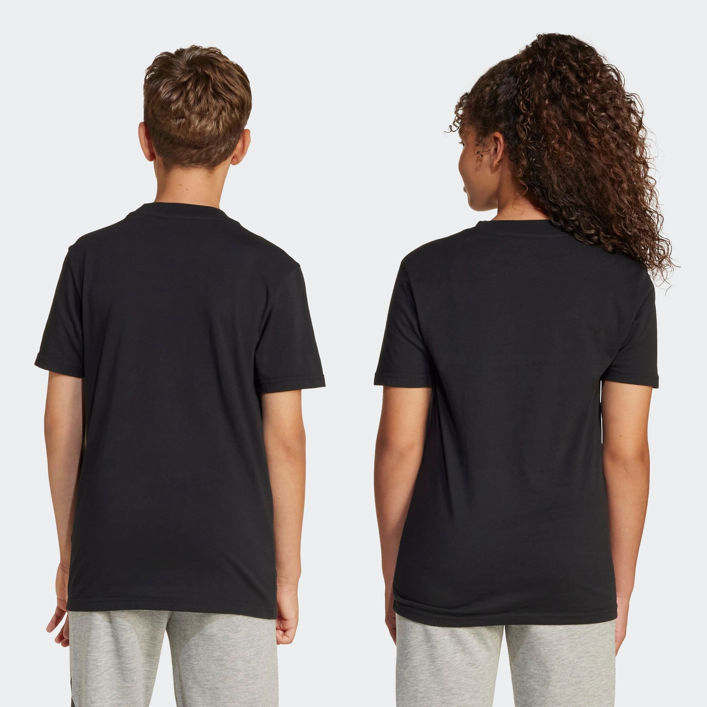 adidas Sportswear T-Shirt »J LIN TEE 160« sportlicher Stil, Rundhalsausschnitt, lässige Passform