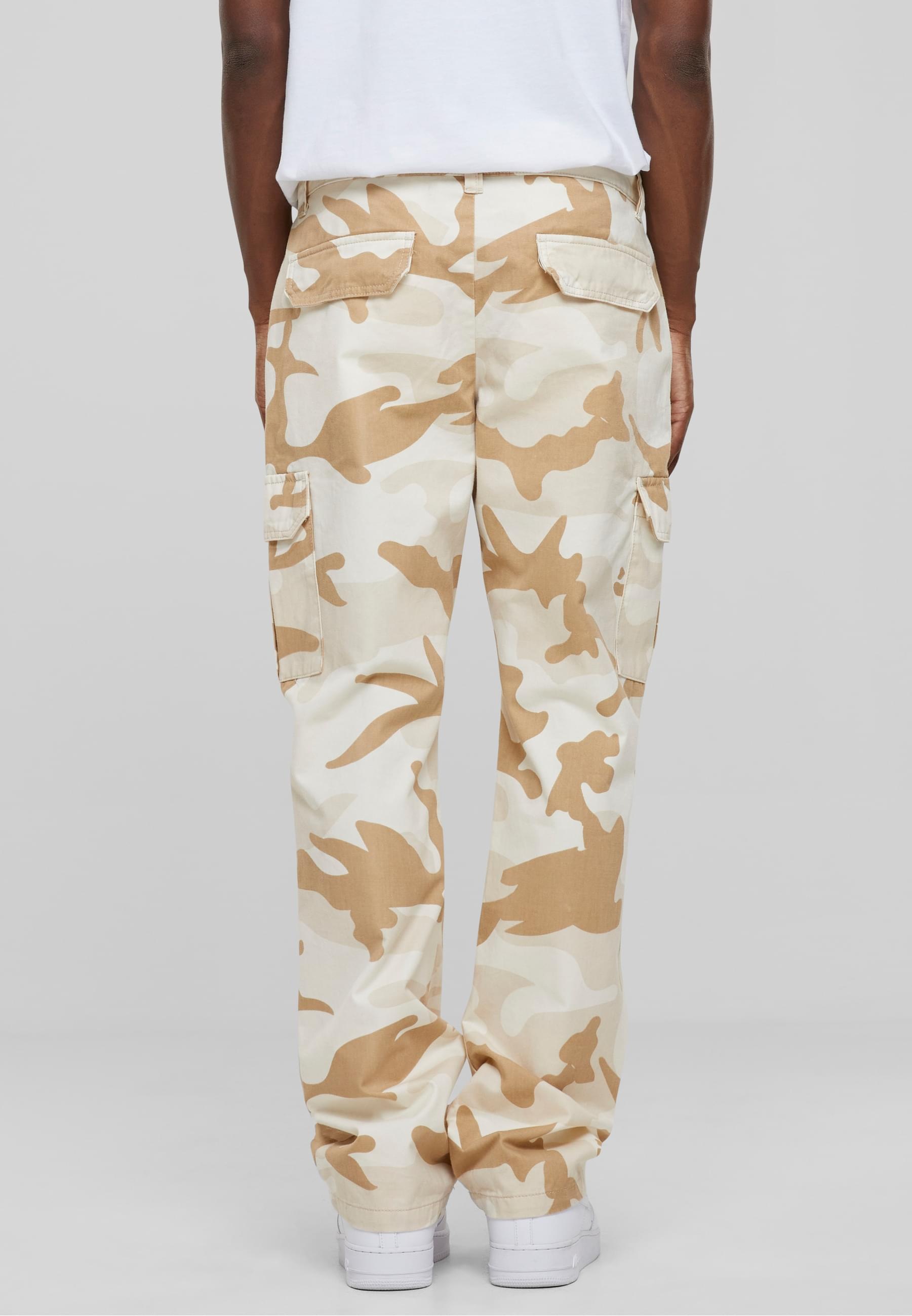 URBAN CLASSICS Cargohose »Urban Classics Herren Straight Leg Camo Cargo Pants«, (1 tlg.)
