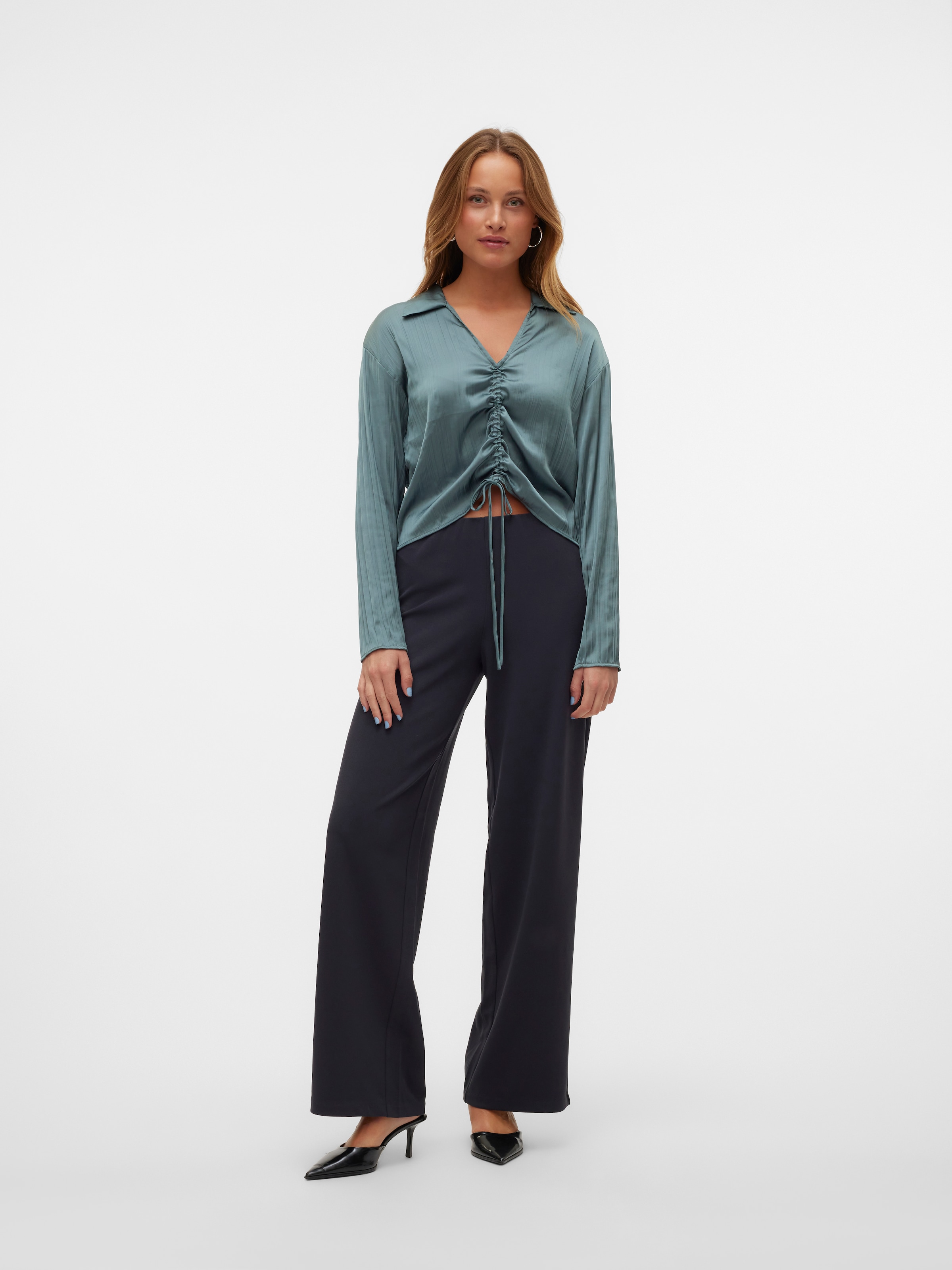 Vero Moda Schlupfhose »VMBERLIN ZAMIRA MW WIDE PANT NOOS«