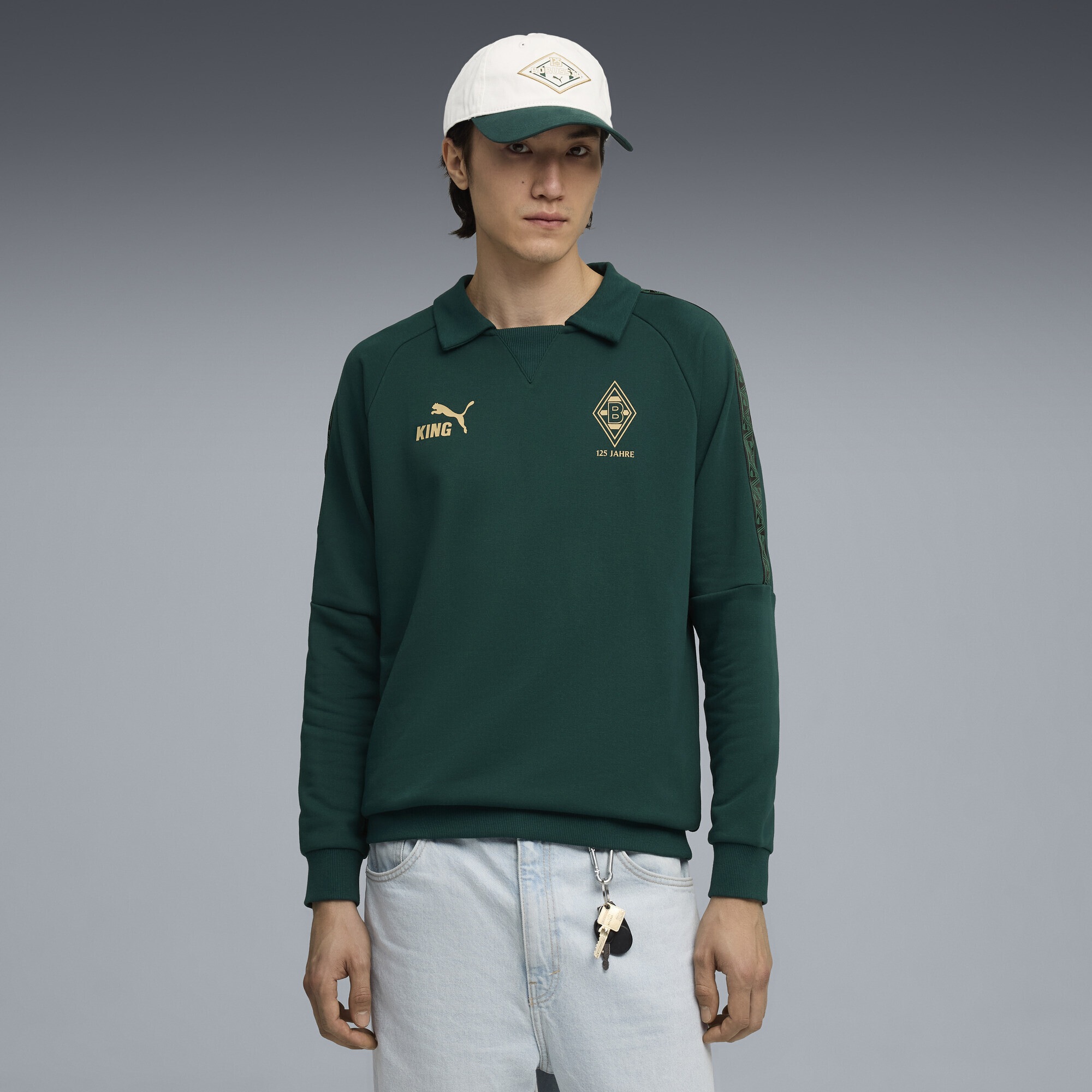 PUMA Trainingsjacke »Borussia Mönchengladbach KING Drill Top Herren«