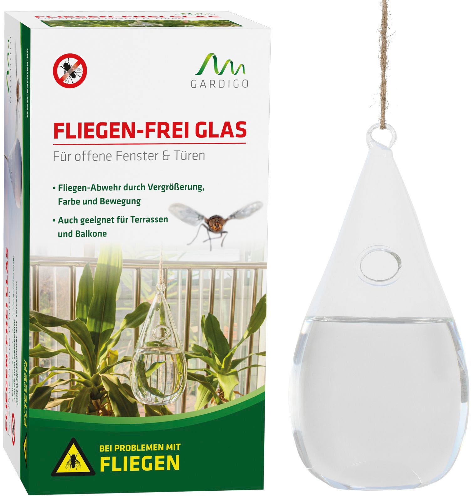 Gardigo Fliegenvertreiber-Glas »Fliegen-Frei«