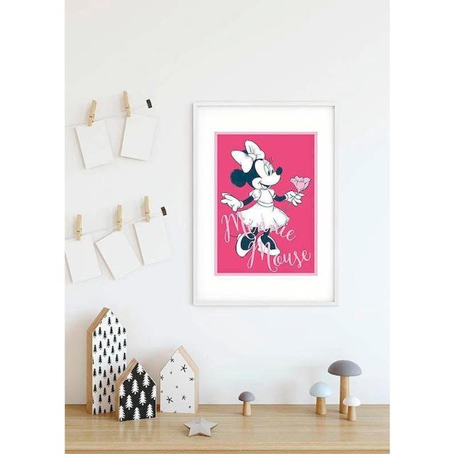 Komar Poster »Minnie Mouse Girlie«, Disney, (1 St.), Kinderzimmer,  Schlafzimmer, Wohnzimmer | BAUR