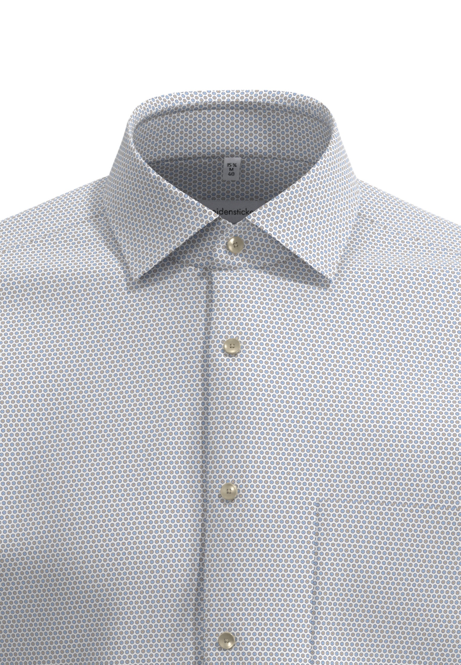 Thumbnail - seidensticker Businesshemd "Regular" Regular Kurzarm Kentkragen Druck