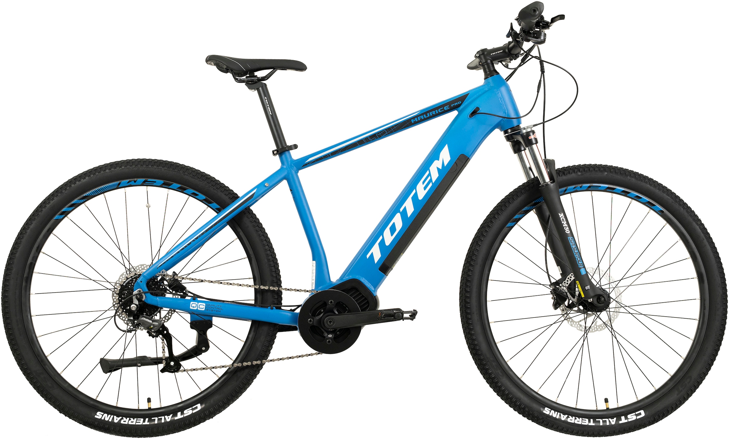 TOTEM E-Bike »Maurice Pro«, 9 Gang, Shimano, Altus, Mittelmotor 250 W, Pedelec, Elektrofahrrad für Damen u. Herren, MTB, Mountainbike