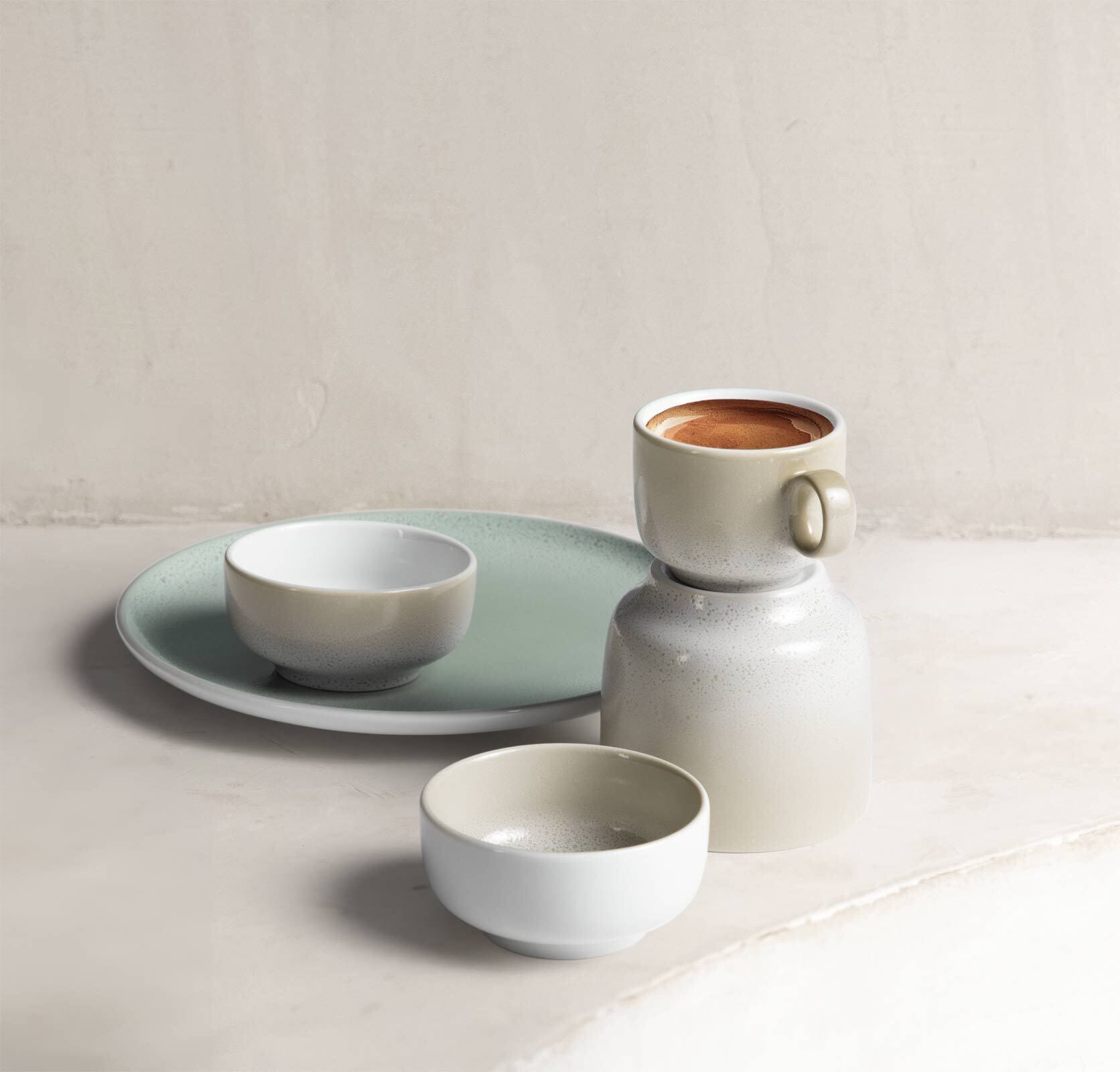 Seltmann Weiden Tasse »Cappuccinotassen mit Untertassen Sento Home 300 ml 6er Set weiß« Spülmaschinengeeignet, Mikrowellengeeignet, Ofenfest, Salamandergeeignet, Kühlschrankgeeignet, Gefrierschrankgeeignet