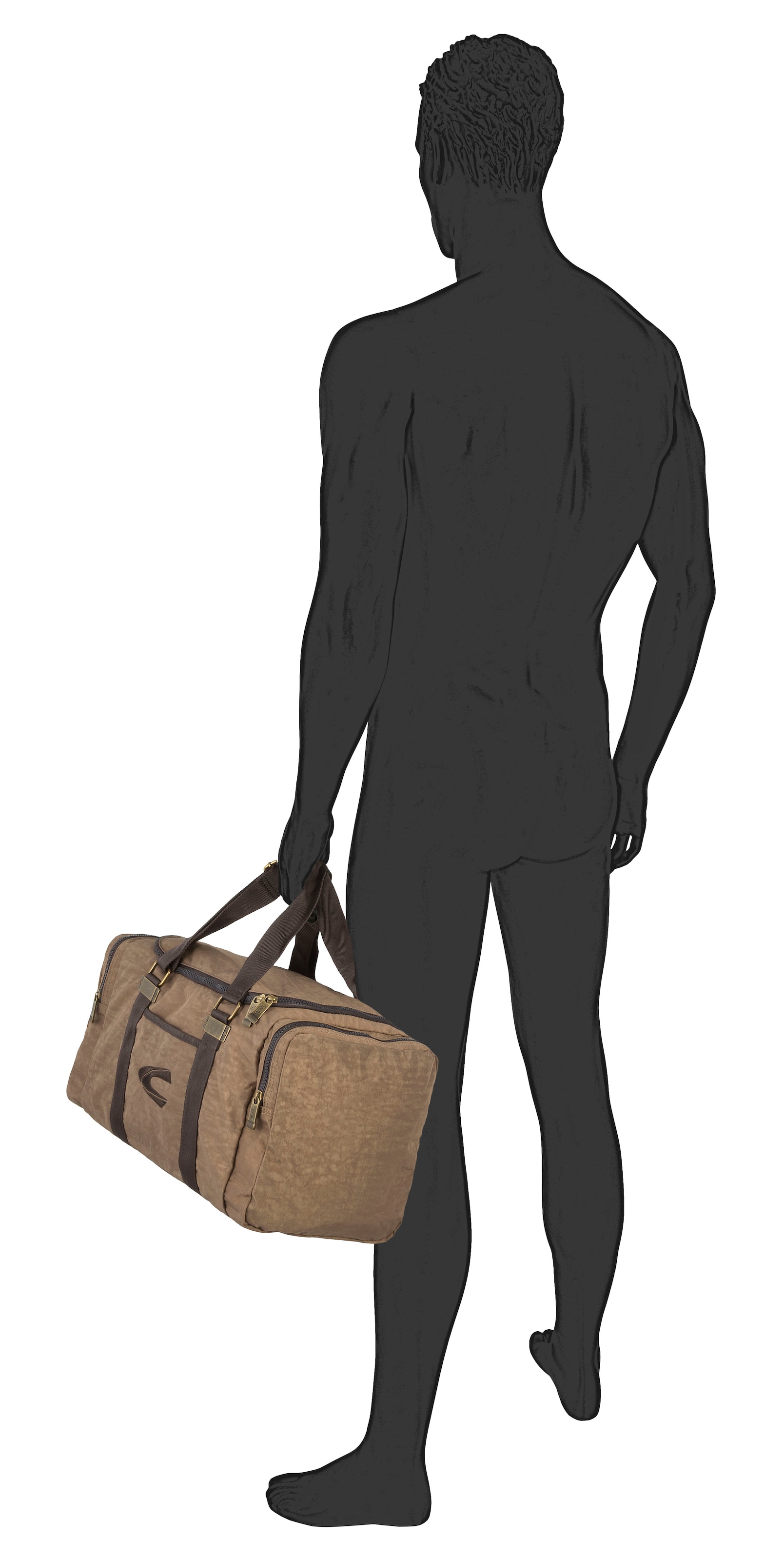 camel active Weekender »Journey« Unisex Reisetasche mit vielen Funktionen und Logostickerei