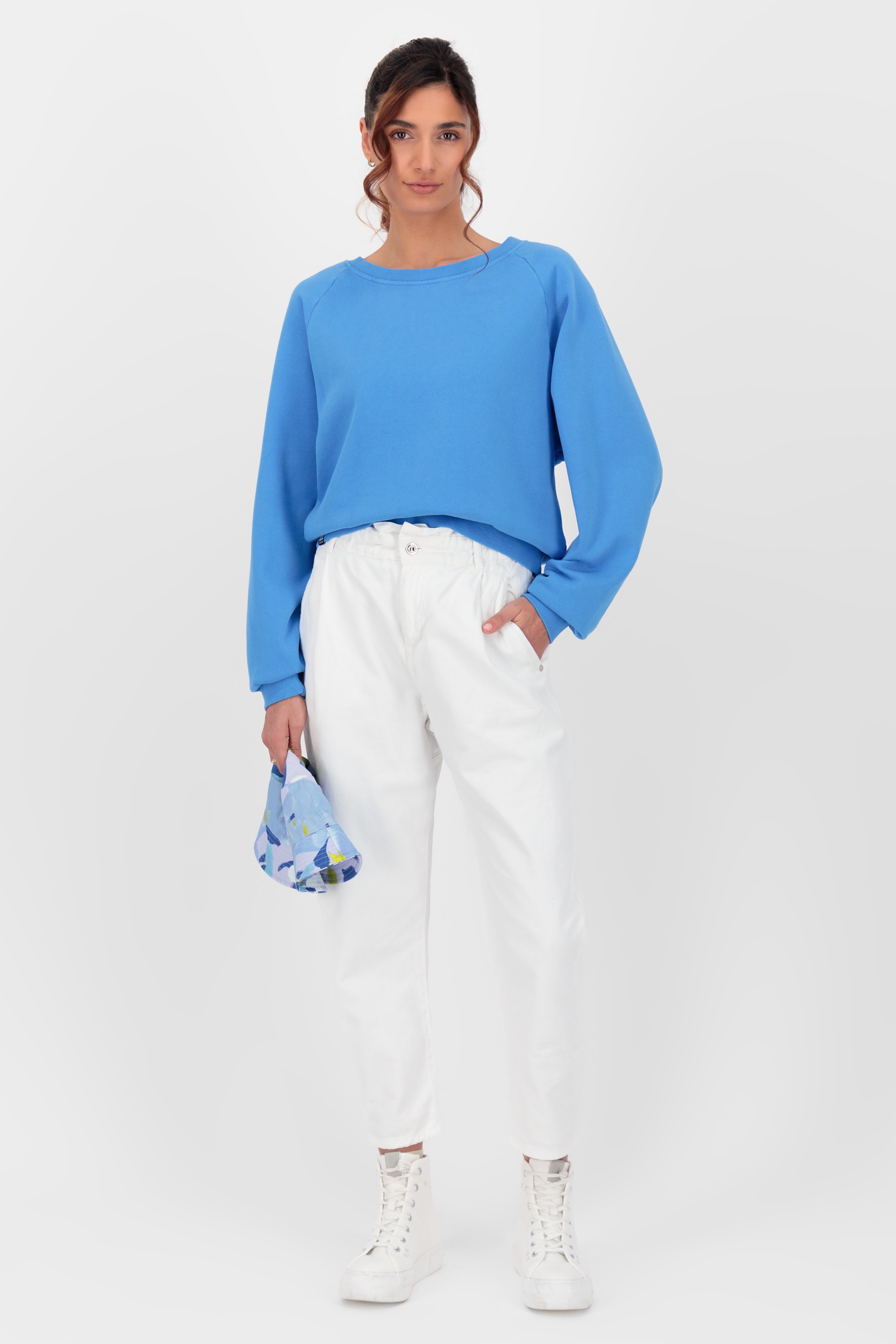 Alife & Kickin Sweatshirt »Damen TeonaAK A«, Basic Pullover mit Rundhalsausschnitt
