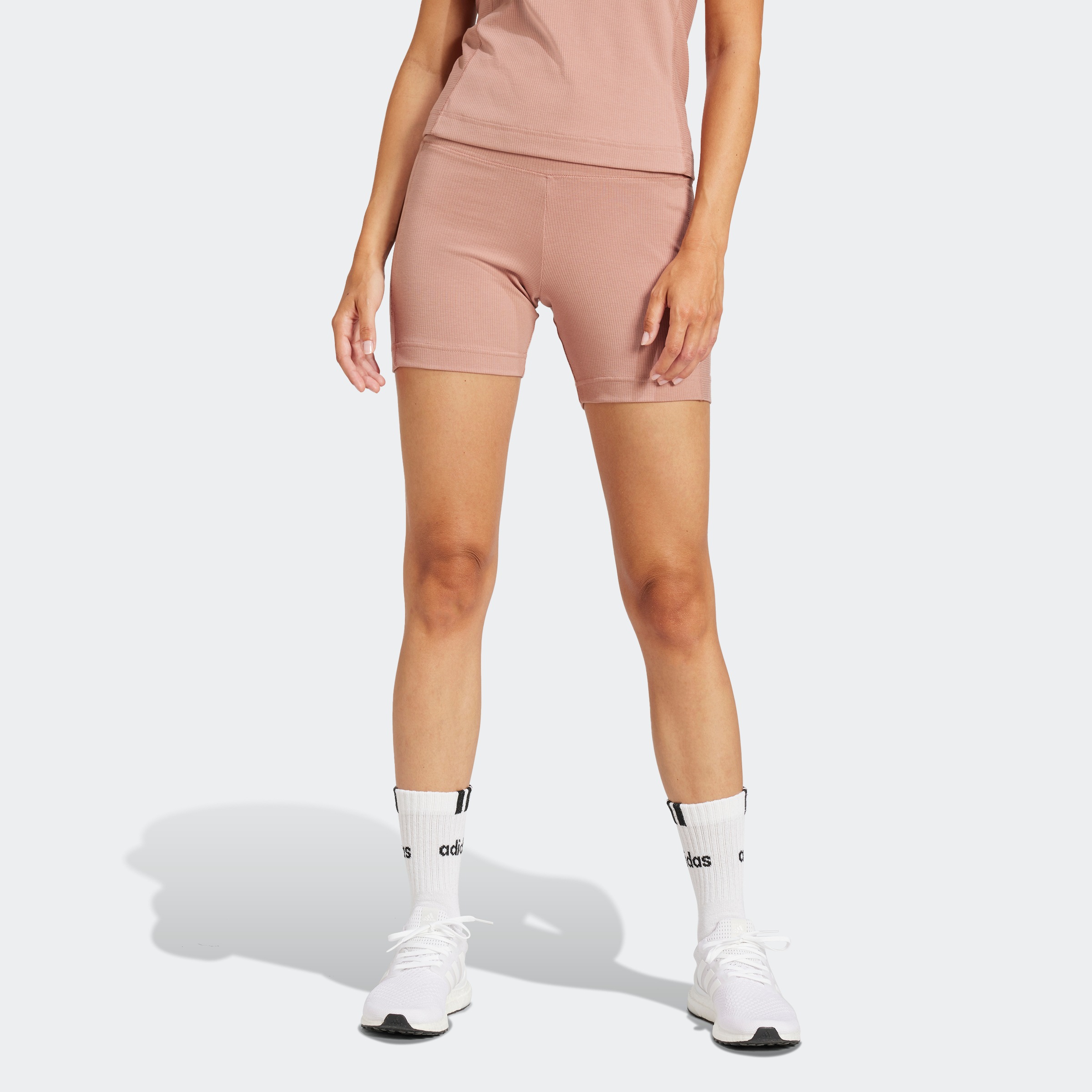 adidas Sportswear Šortai »W LNG RIB BIKER« (1 tlg.)