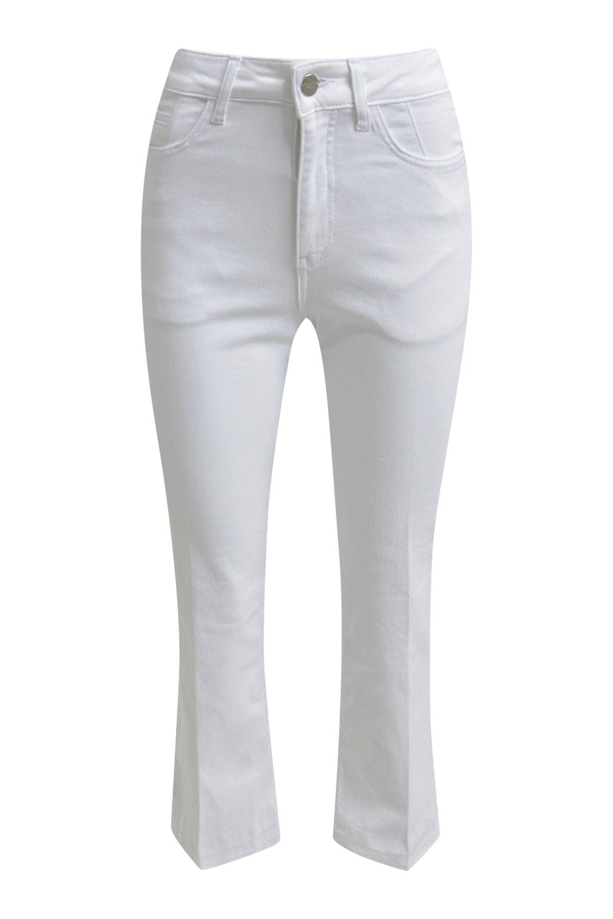 Milano Italy Weite Jeans, mit offener Kante am Saum