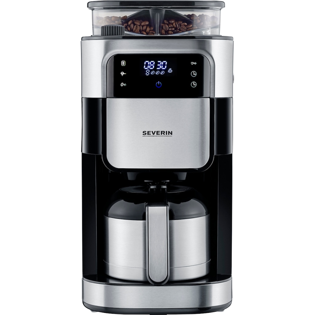 Severin Kaffeemaschine mit Mahlwerk »KA 4814«, 1 l Kaffeekanne, Permanentfilter, 1x4