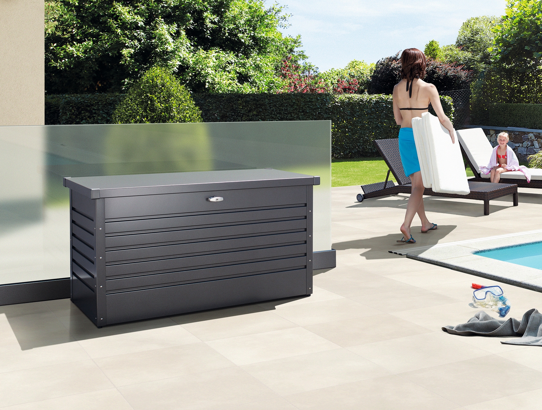 Biohort Aufbewahrungsbox "Freizeitbox 180" BxTxH: 181x79x71 cm