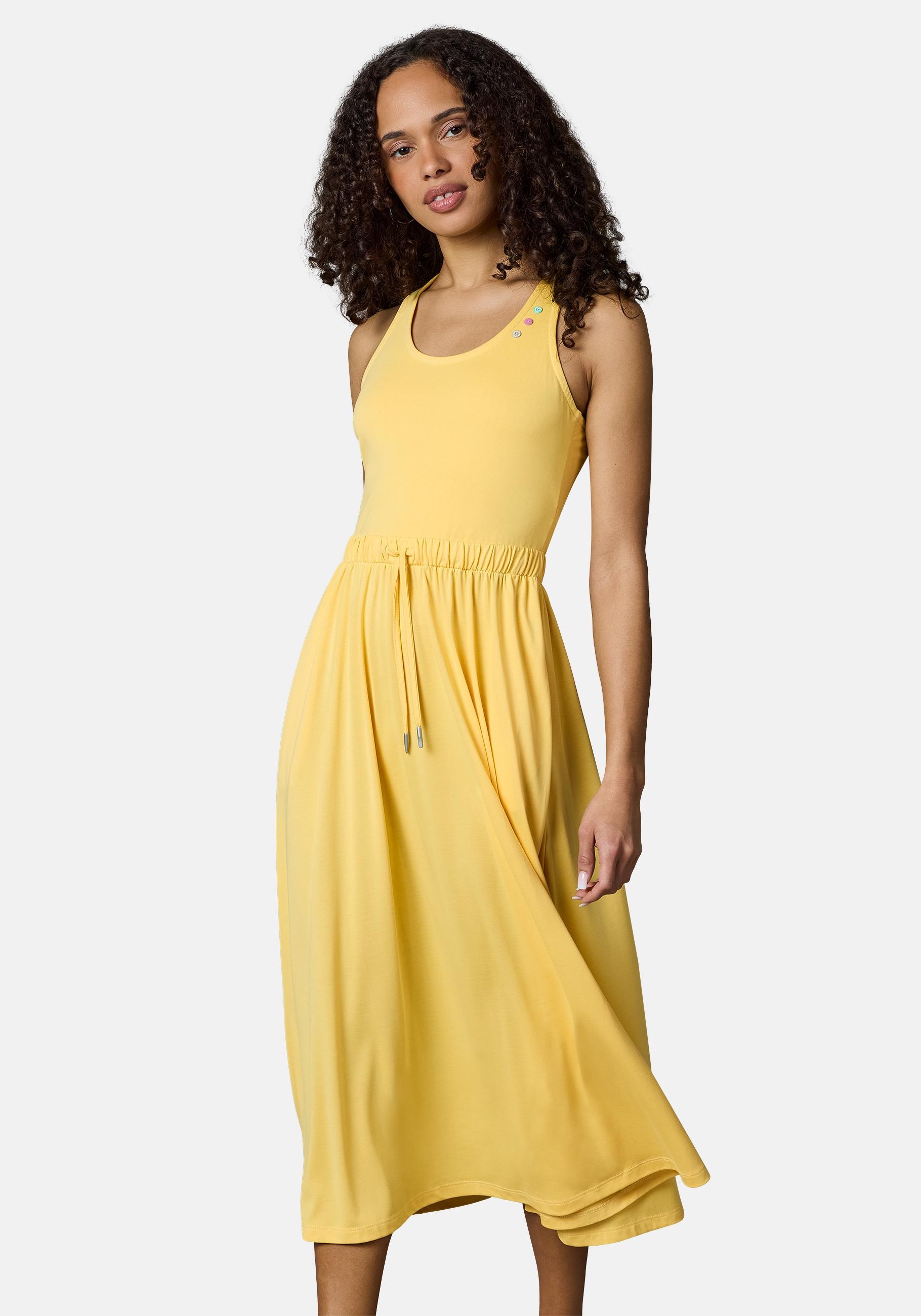 Ragwear Shirtkleid "Mauglia YOUMODO" Eingrifftaschen Sommerkleid mit Trägern und Taillenzugband