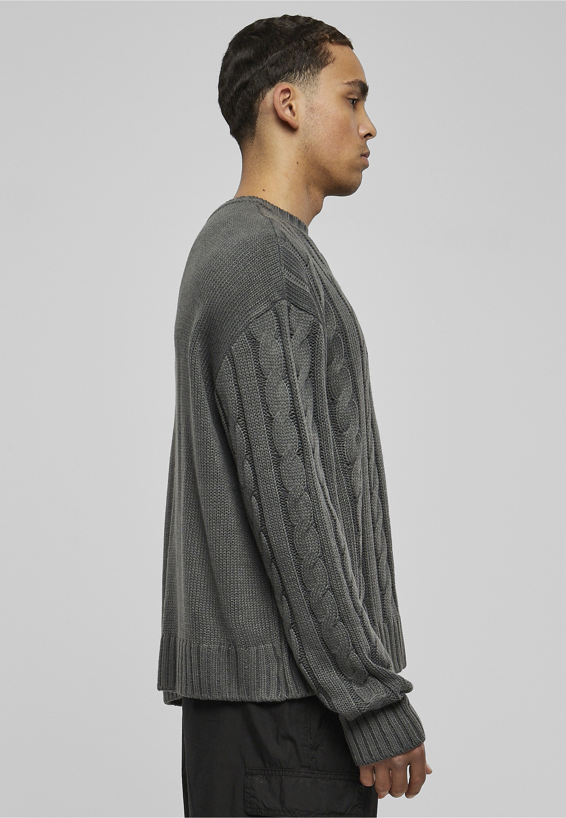 URBAN CLASSICS Fleecepullover »Urban Classics Herren Boxy Sweater«, 1 Stk.
