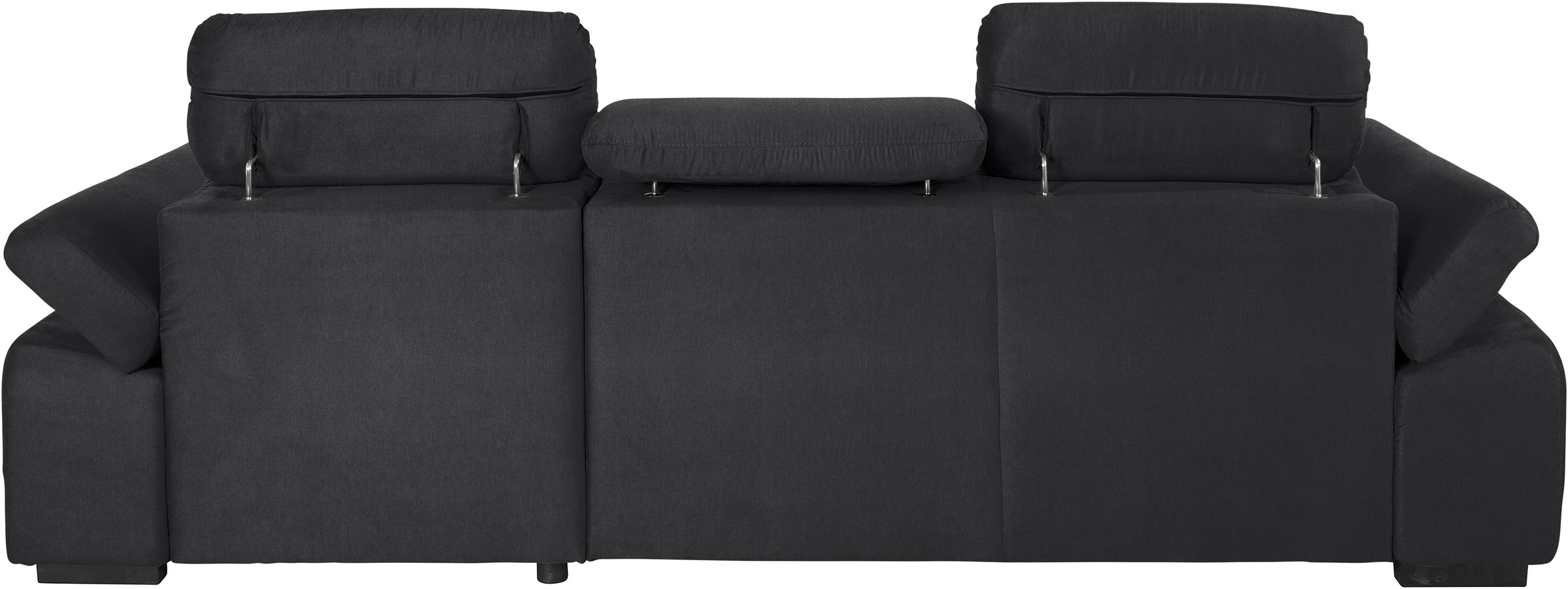 COTTA Ecksofa »Lola L-Form mit Kopfteilfunktion & Hocker«, (Set, mit Hocker), wahlweise mit Bettfunktion, Bettkasten & Armteilverstellung
