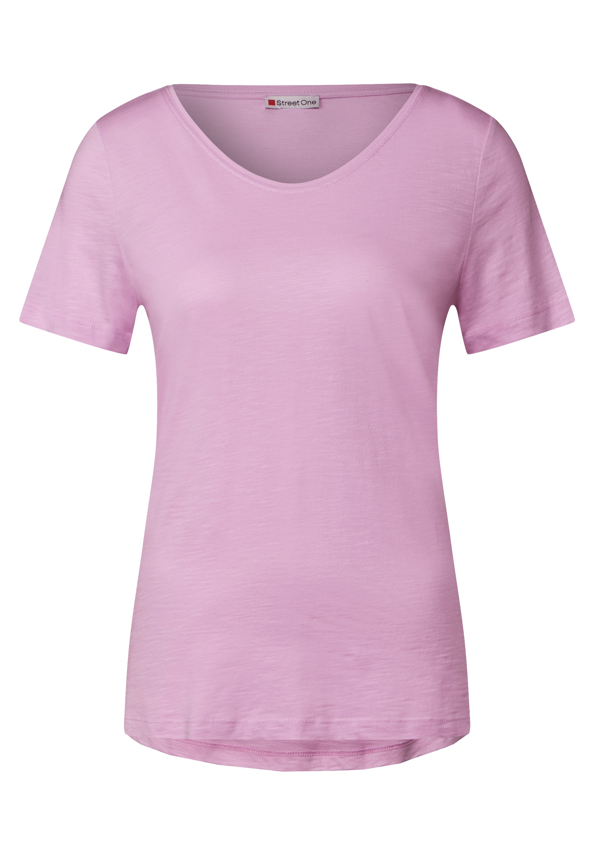 STREET ONE V-Shirt, im soften Baumwoll-Mix