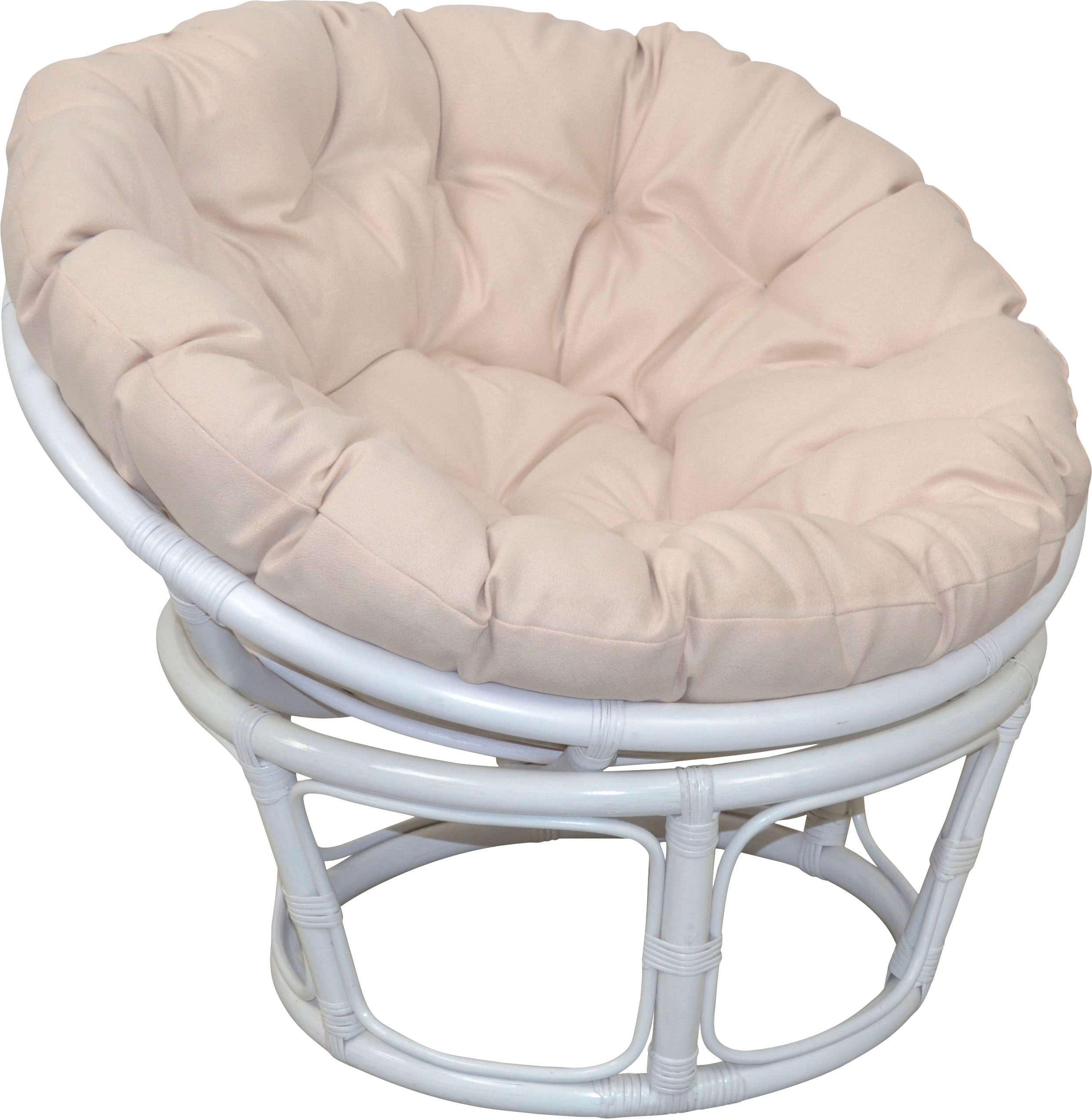Home affaire Rattanstuhl "Papasansessel" () aus geflochtenem Rattan, in verschiedenen Größen (80-110 cm)