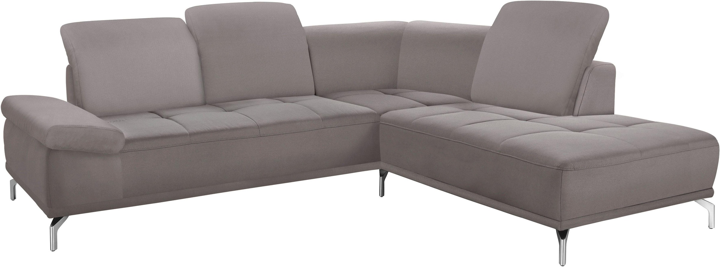 Home affaire Ecksofa "Caluna" Inkl.Sitztiefenverstellung, wahlweise mit Kop günstig online kaufen