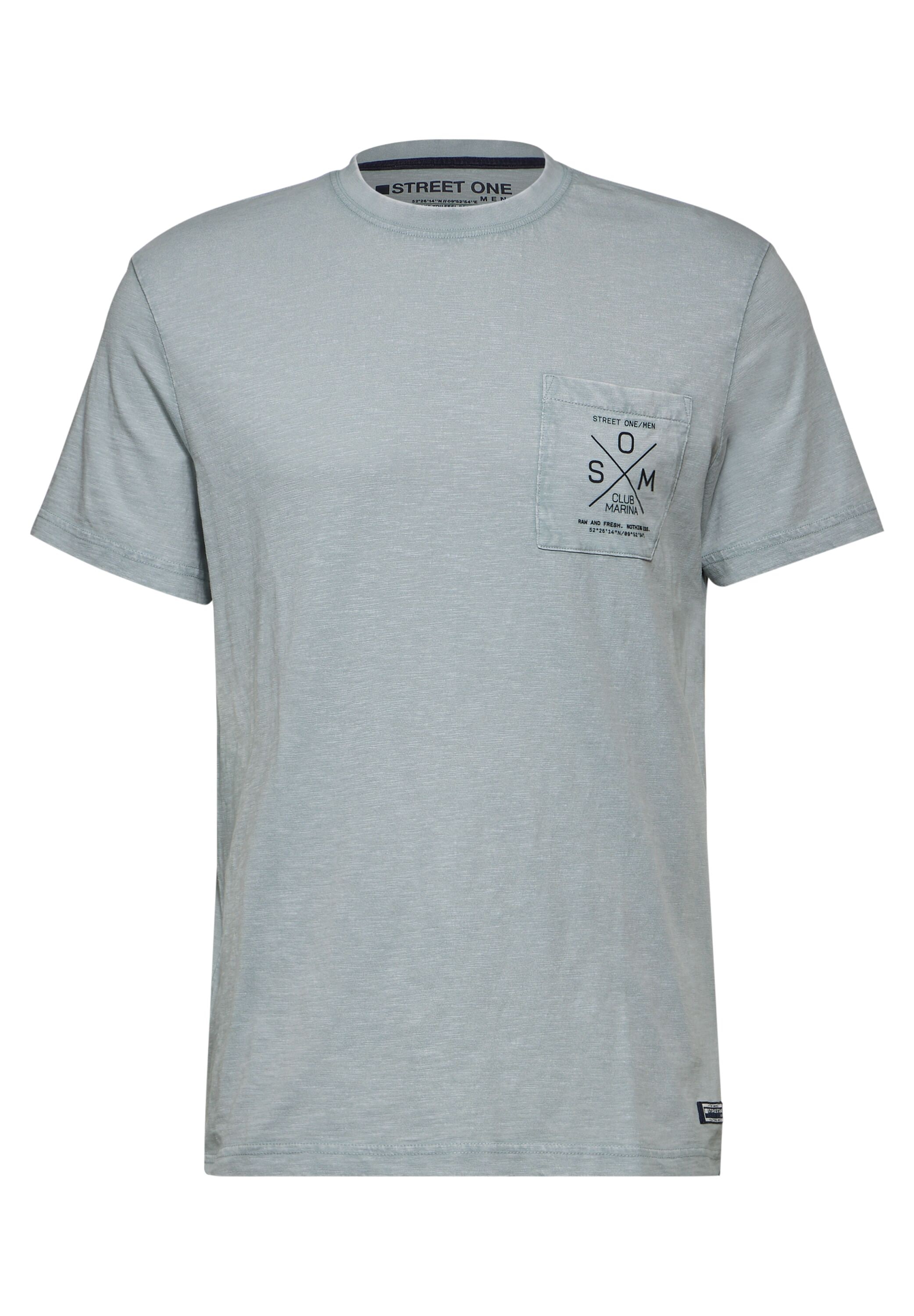 STREET ONE MEN T-Shirt, mit Brusttasche