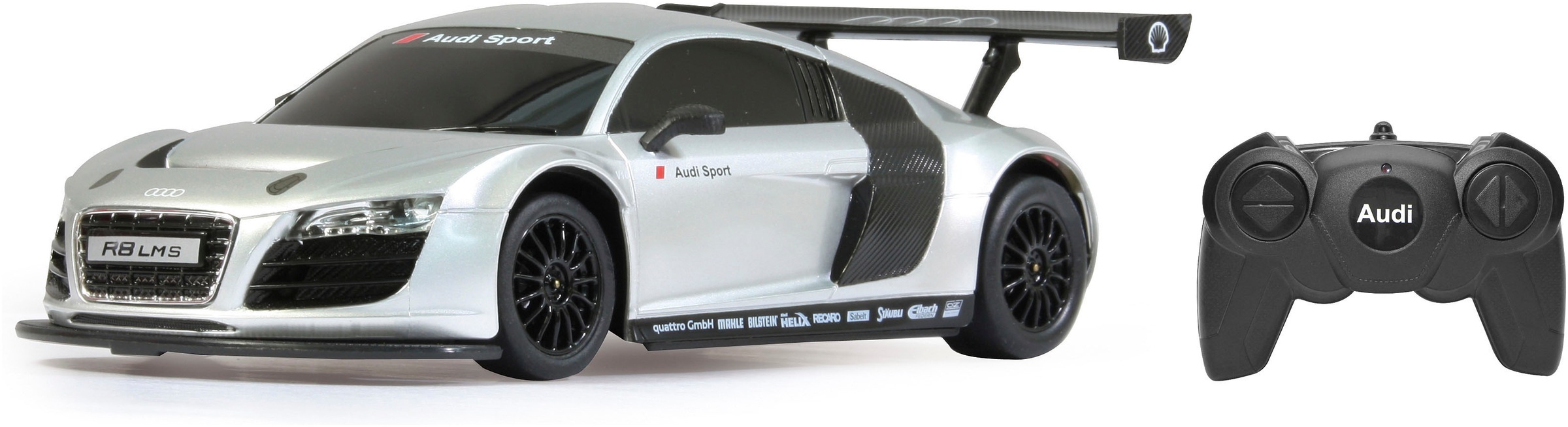 Jamara RC-Auto »Deluxe Cars, Audi R8 LMS, 1:24, silber, 2,4Ghz«