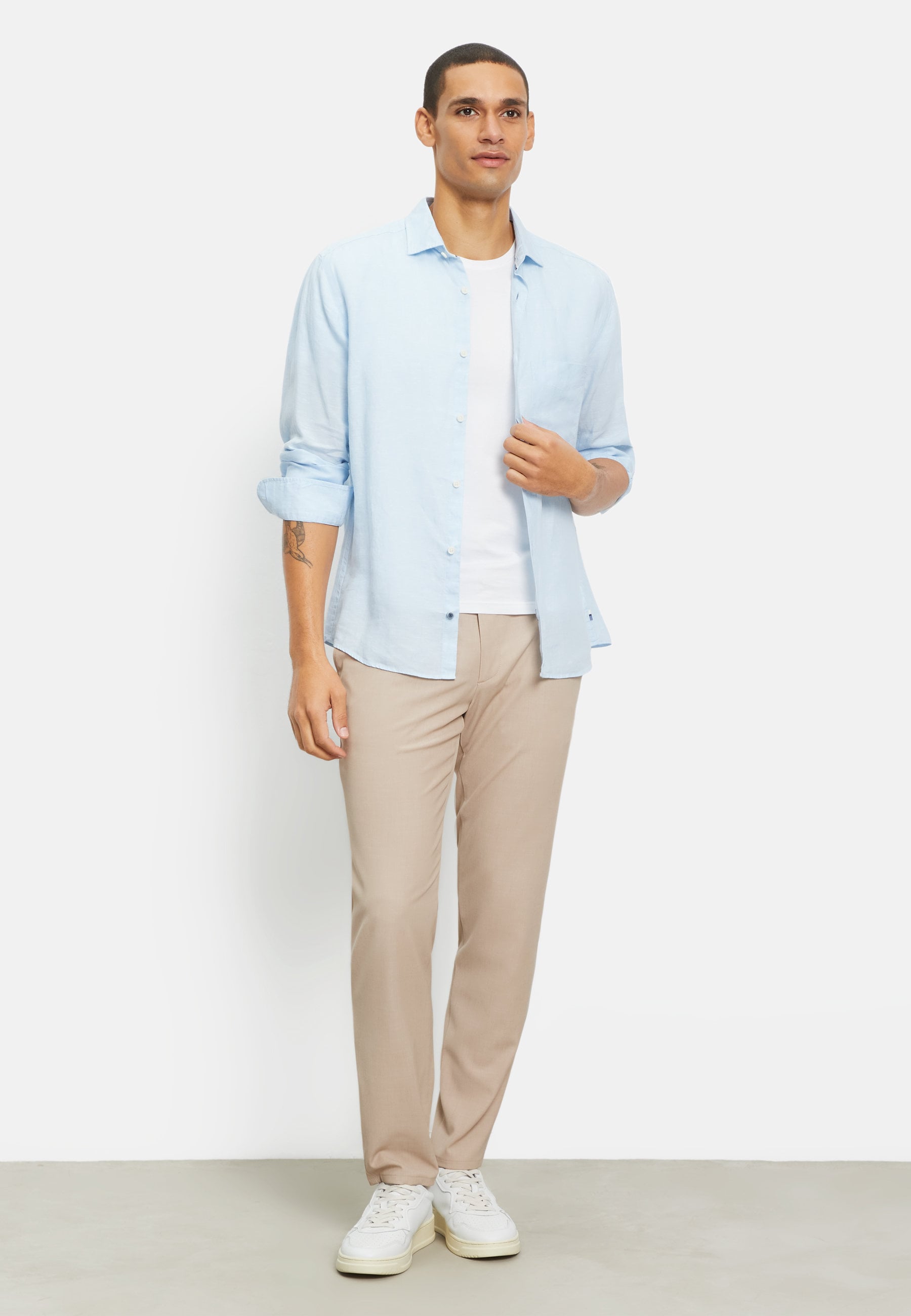 OLYMP Langarmhemd »OLYMP Casual, Regular Fit, Kent«