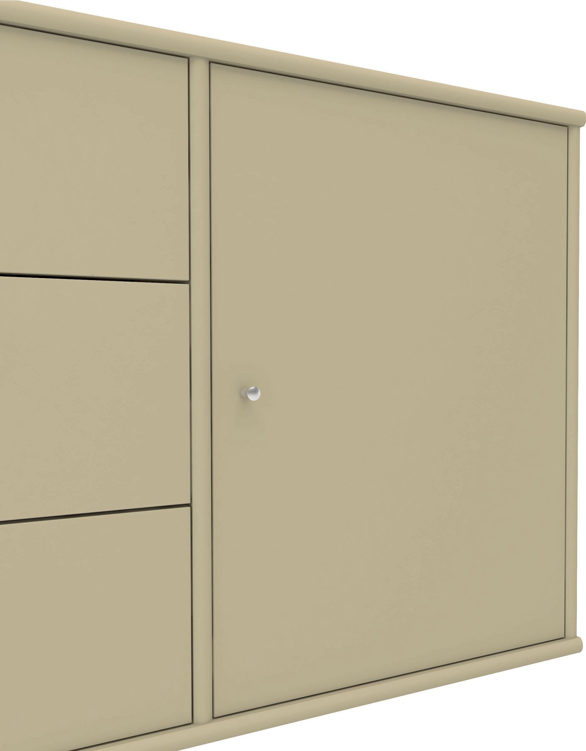 montierbar«, 133 Sideboard »Mistral, BAUR Schrank, mit Hochwertig cm, Designmöbel Schubladen, | und B: Türen hängend/stehend Hammel Furniture anpassungsbar