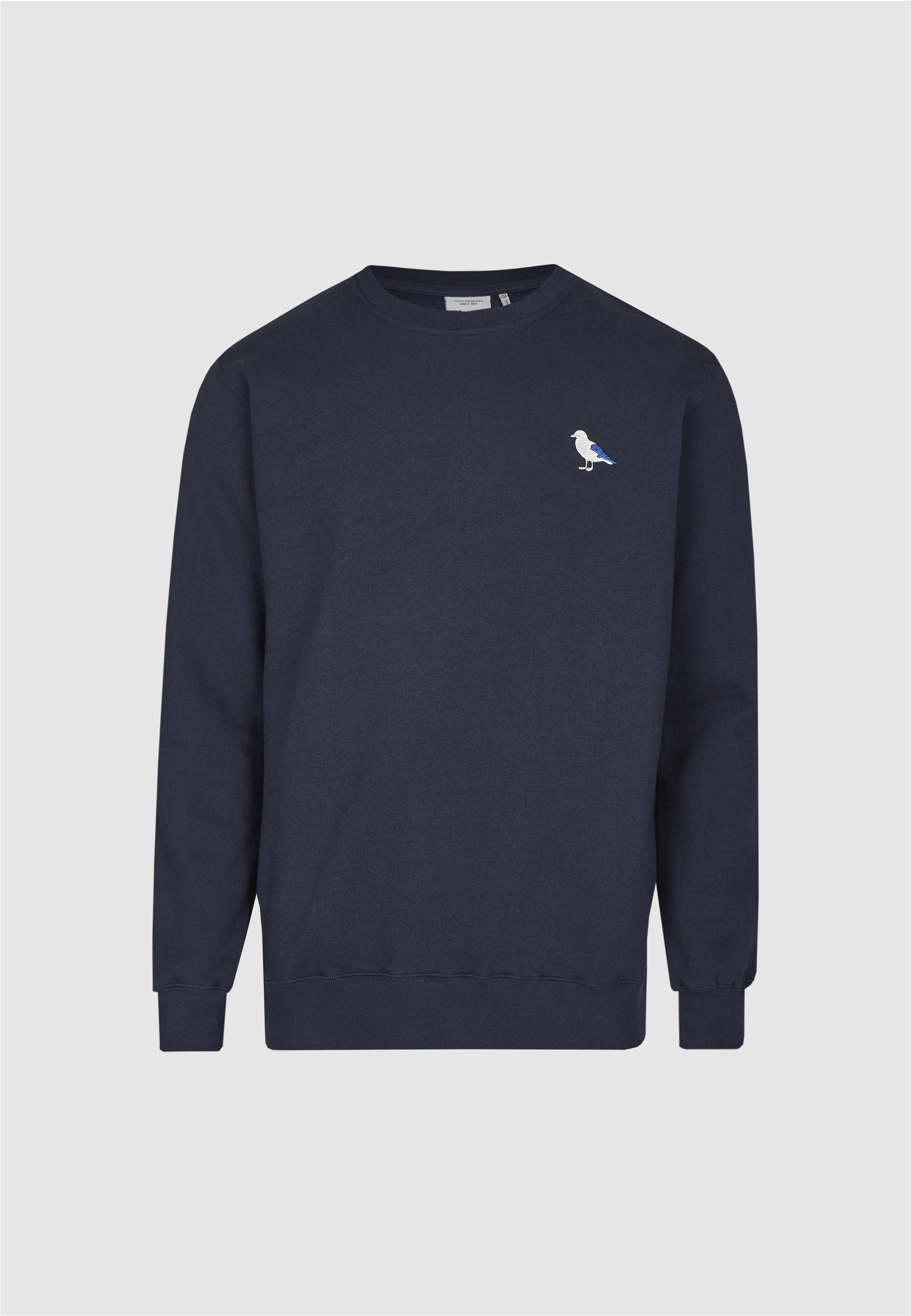 Cleptomanicx Sweatshirt "Embro Gull", mit kleiner Möwen-Stickerei günstig online kaufen