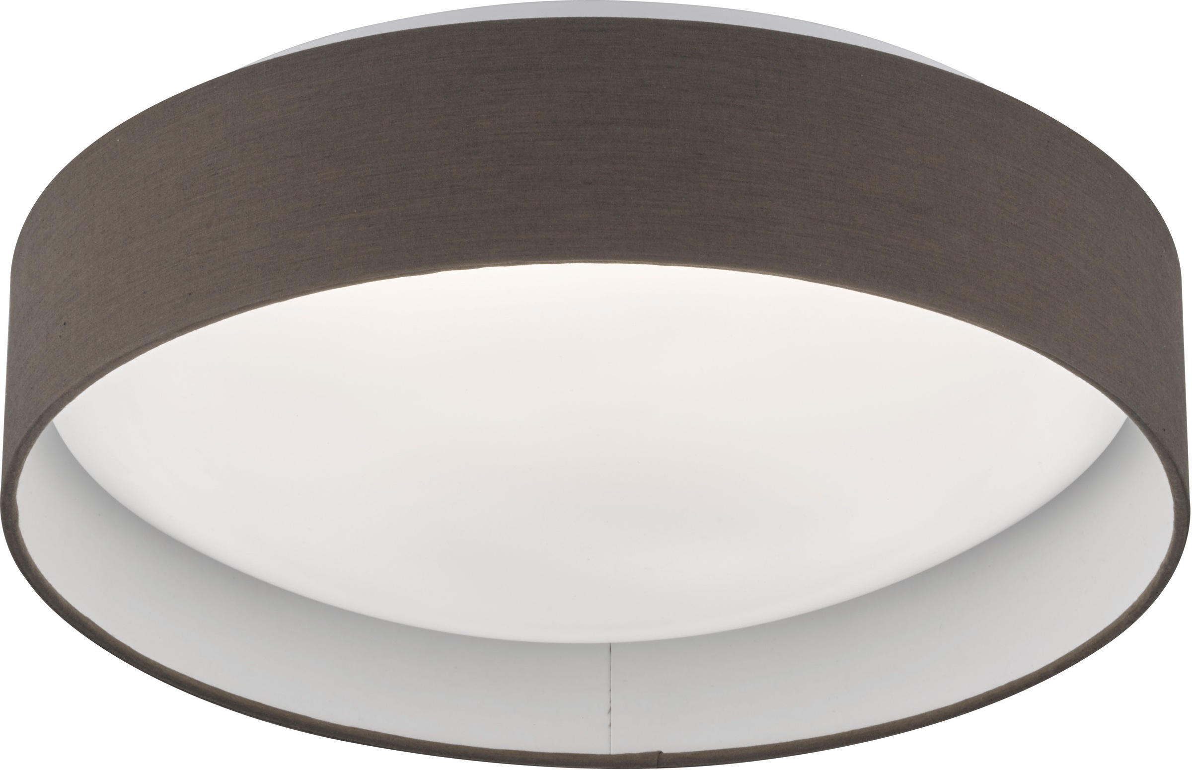 FHL easy LED Deckenleuchte Delia, LED-Modul, 1 St., Warmweiß, Stoffschirm