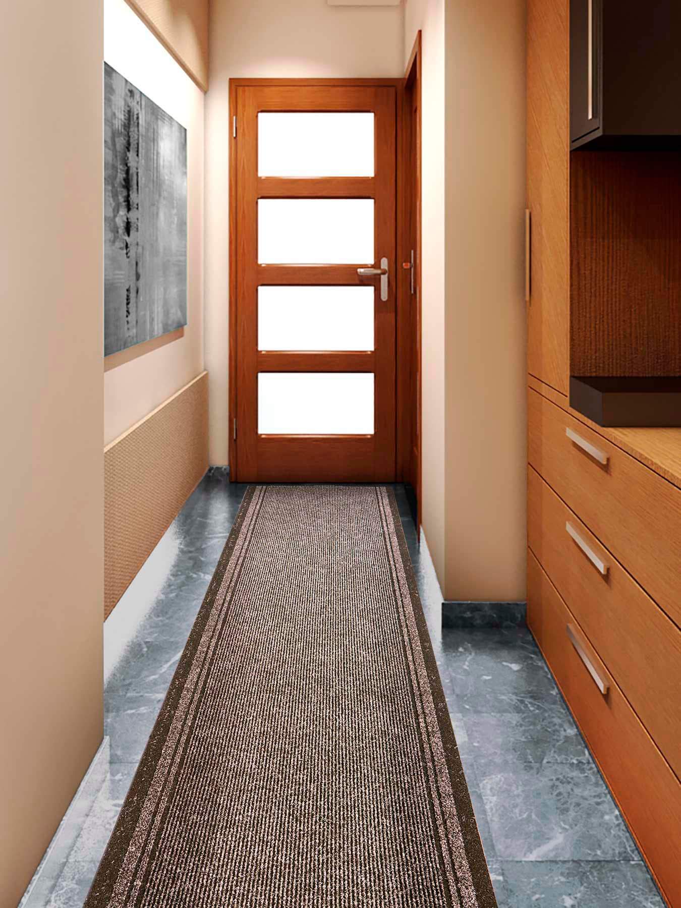 Primaflor Malaga Dirt Trap Runner Brown 66x700cm