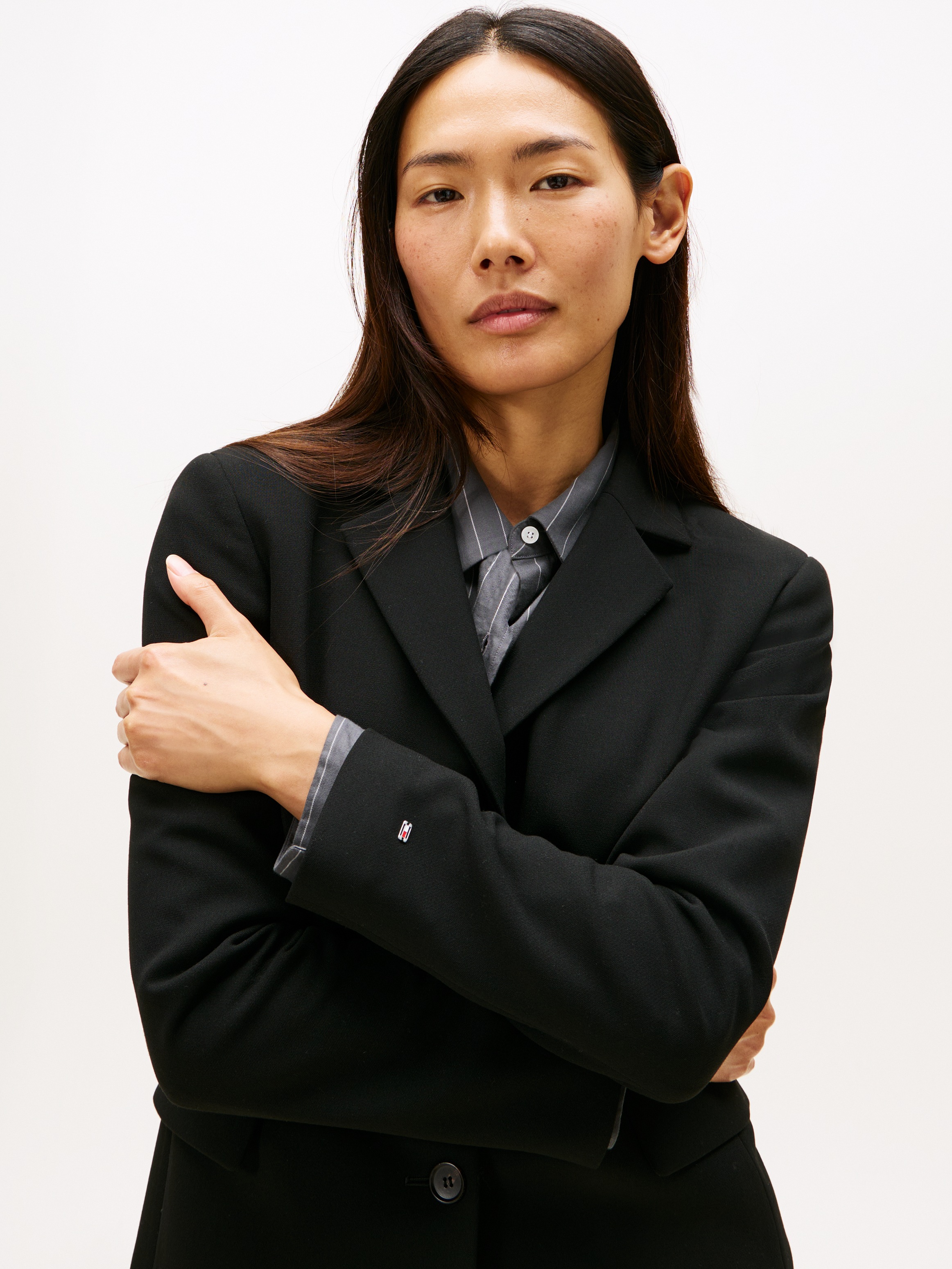 Tommy Hilfiger Kurzblazer »PUNTO TONAL CREST SLIM BLAZER«