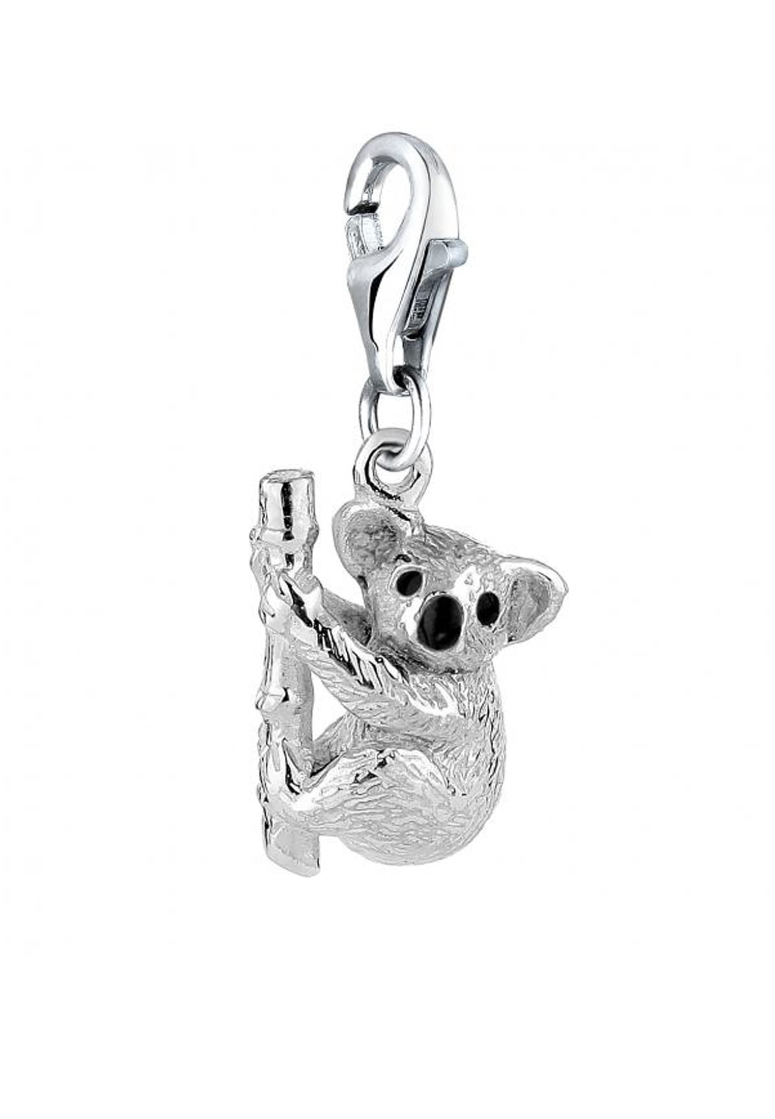 Nenalina Charm-Einhänger »Koala-Bär Anhänger Emaille 925 Silber«