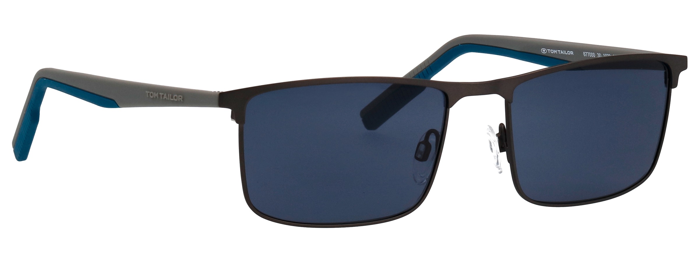 Thumbnail - TOM TAILOR Sonnenbrille "Modell 677000" Form Karree/Eckig, Logoschriftzug auf Bügel, Kombifassung