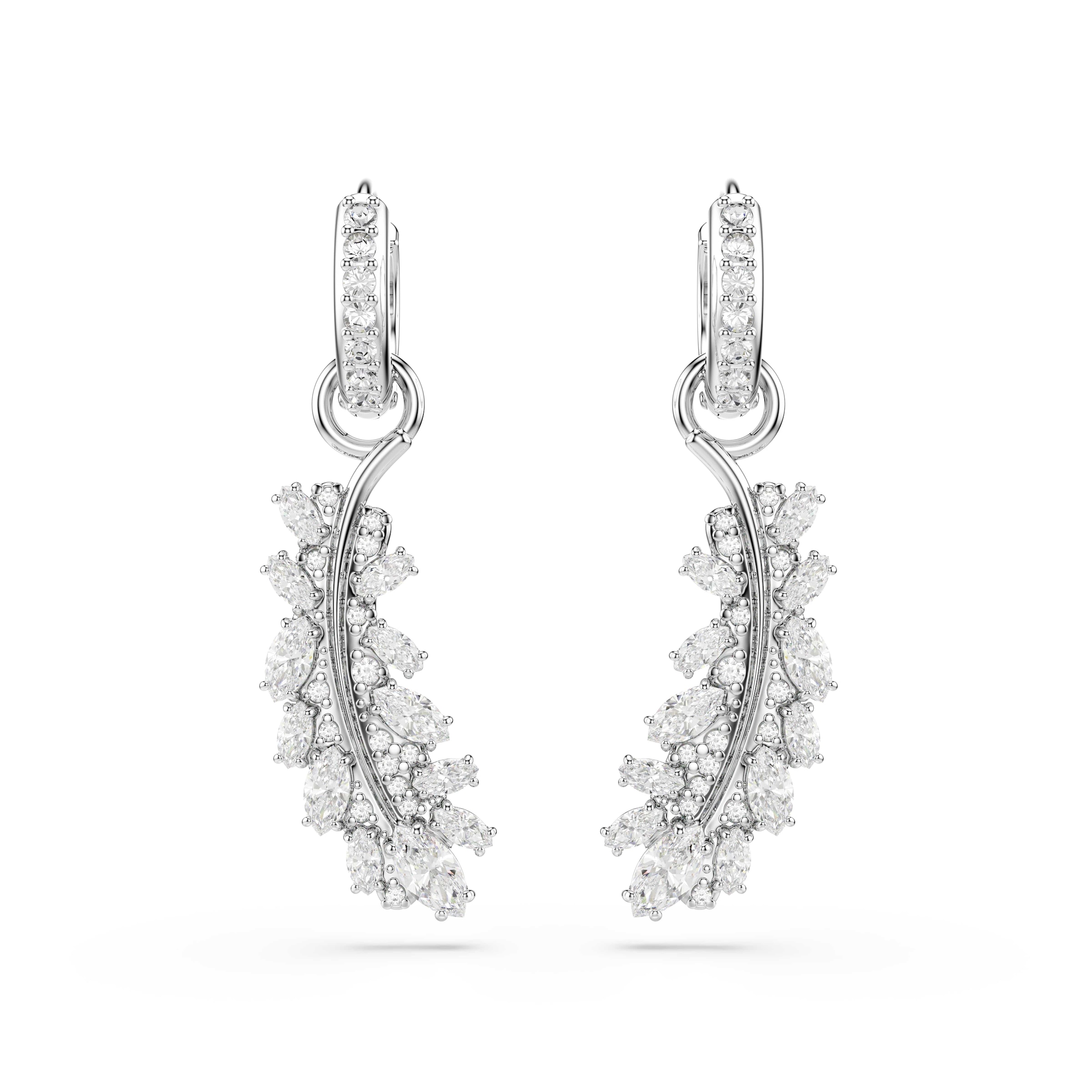 Swarovski Paar Creolen »Schmuck Geschenk VIENNA Ohrringe« mit Swarovski® Kristall - Einhänger abnehmbar