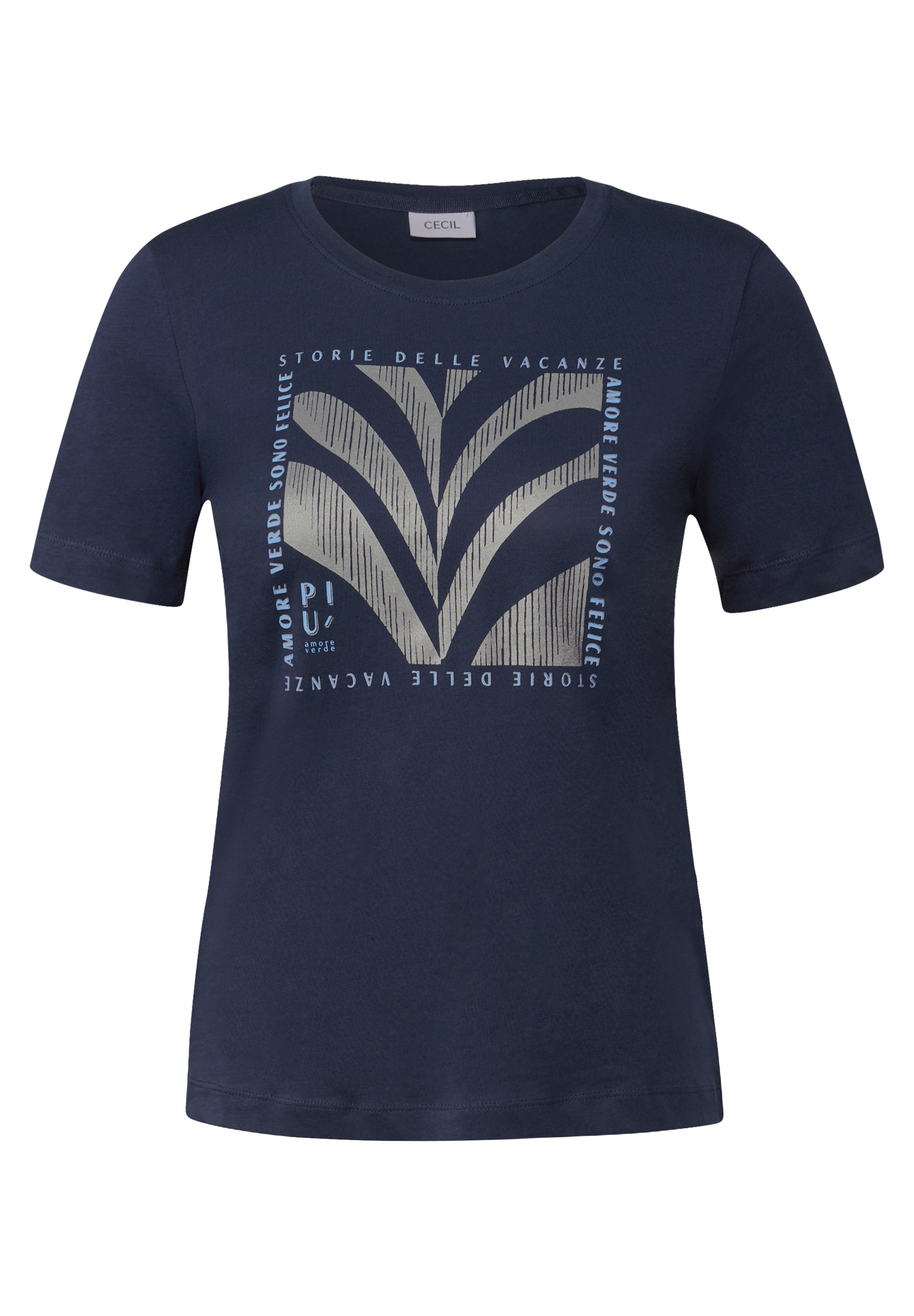 Cecil T-Shirt, aus reiner Baumwolle