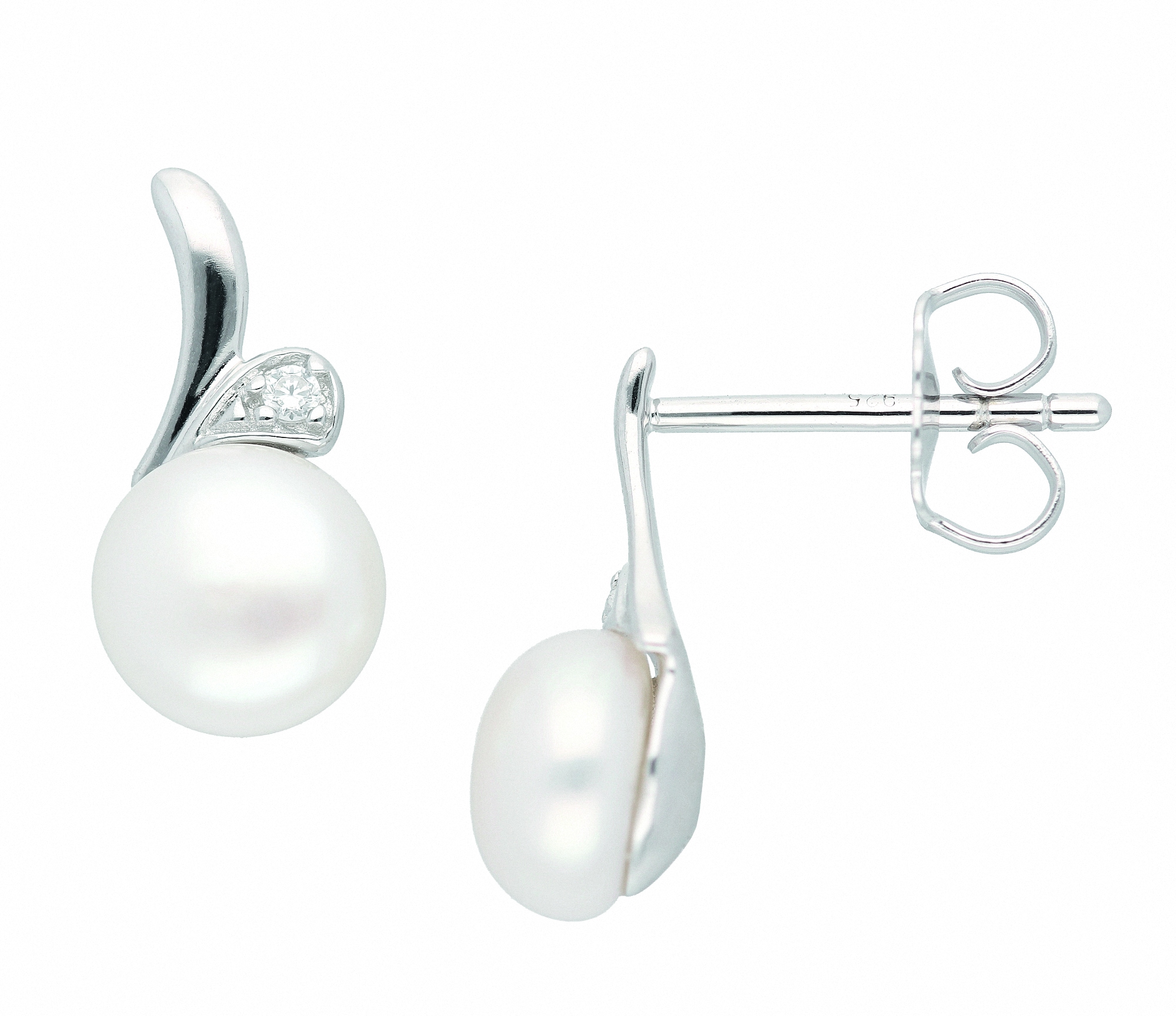 Produktbild von Adelia´s Paar Ohrhänger »1 Paar 925 Silber Ohrringe / Ohrstecker Mit Zirkonia«, 925 Sterling