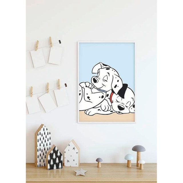 Schlafzimmer, Wohnzimmer Cuddle«, St.), Poster Dalmatiner | »101 Komar Disney, (1 BAUR Kinderzimmer,