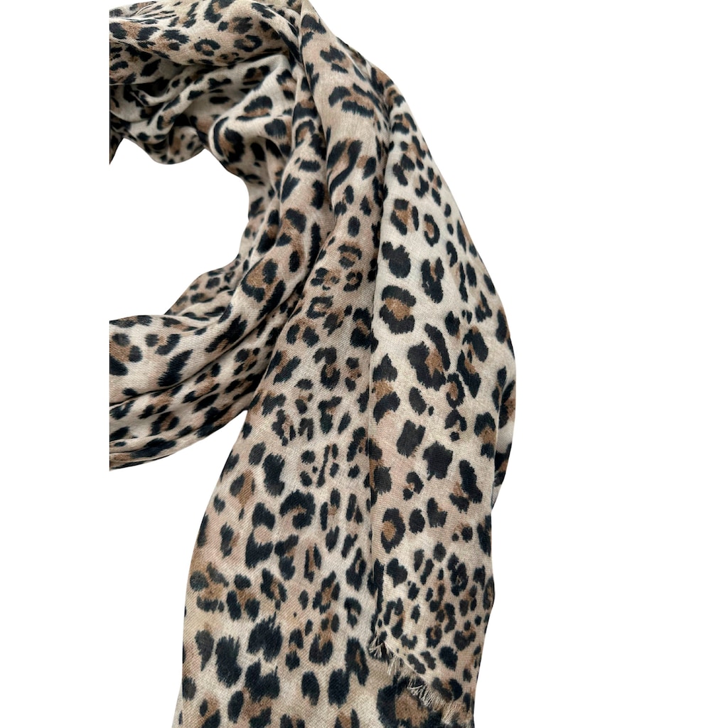 leslii Modeschal, mit Leopardenmuster