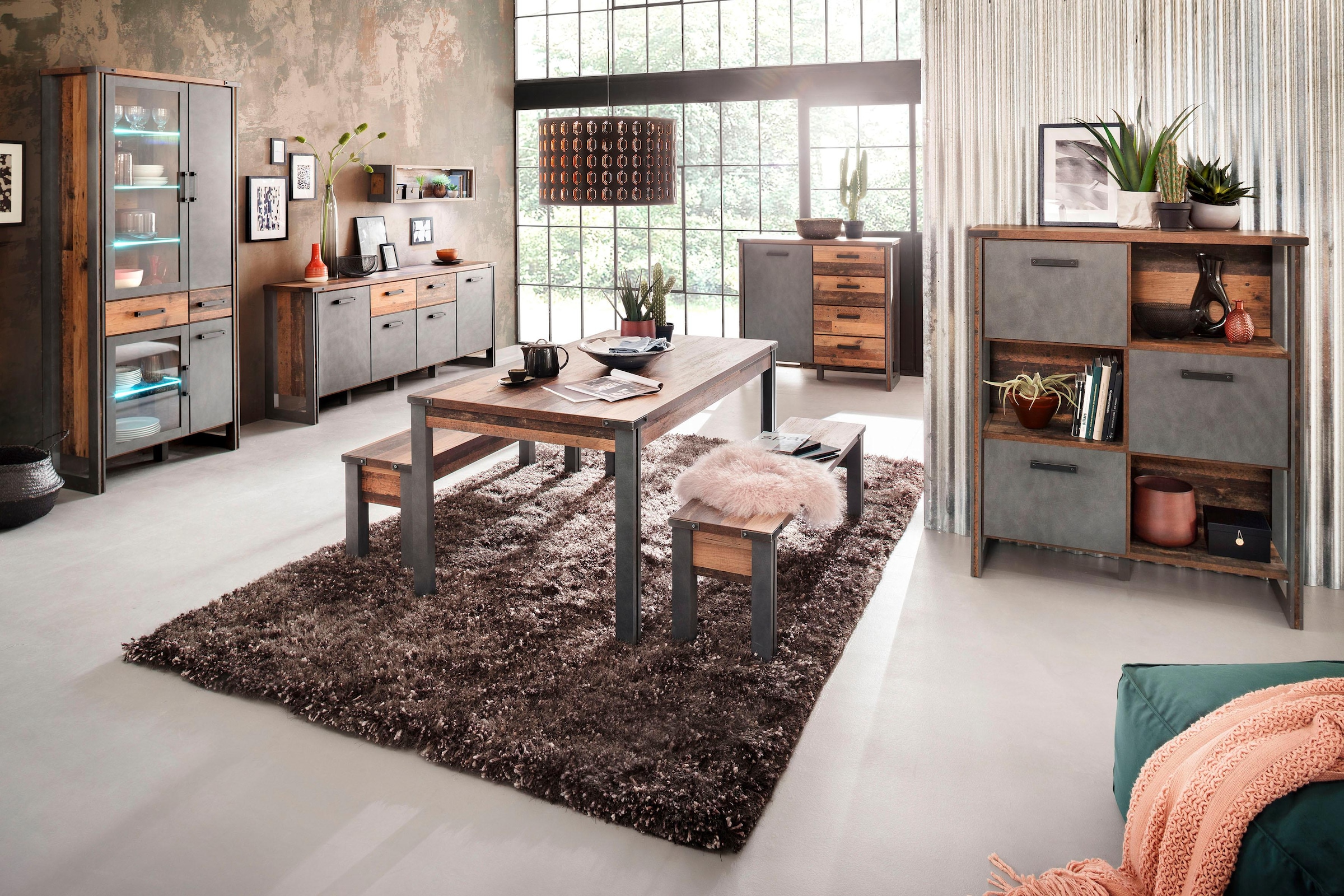 Home affaire Sitzbank »Bristol«, Esszimmerbank mit Platz für 2 Personen - (B/T/H) 140/35/44 cm