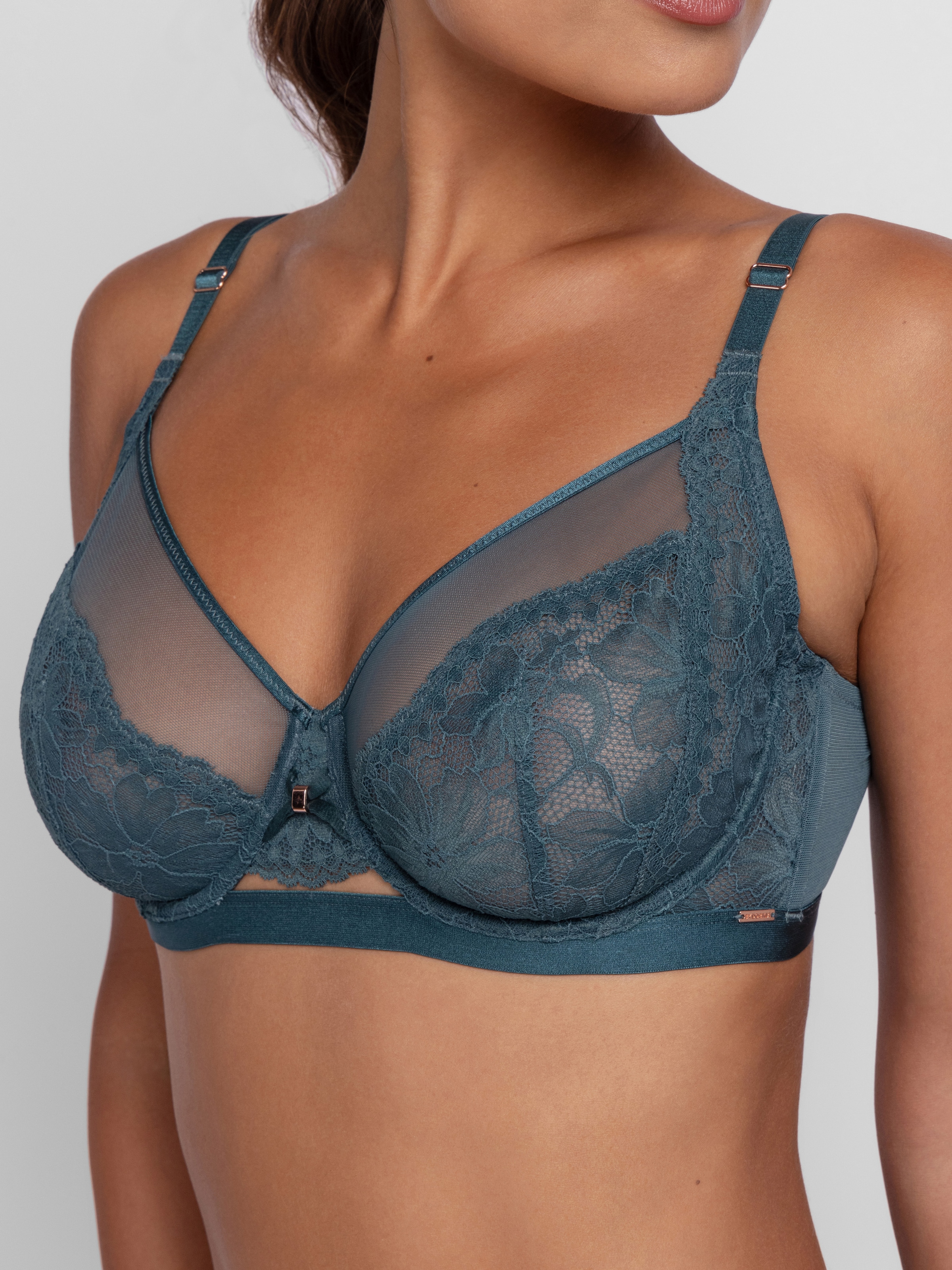 Dorina "Jemma" feminin, nicht gefüttert, elastisch, florale Spitze
