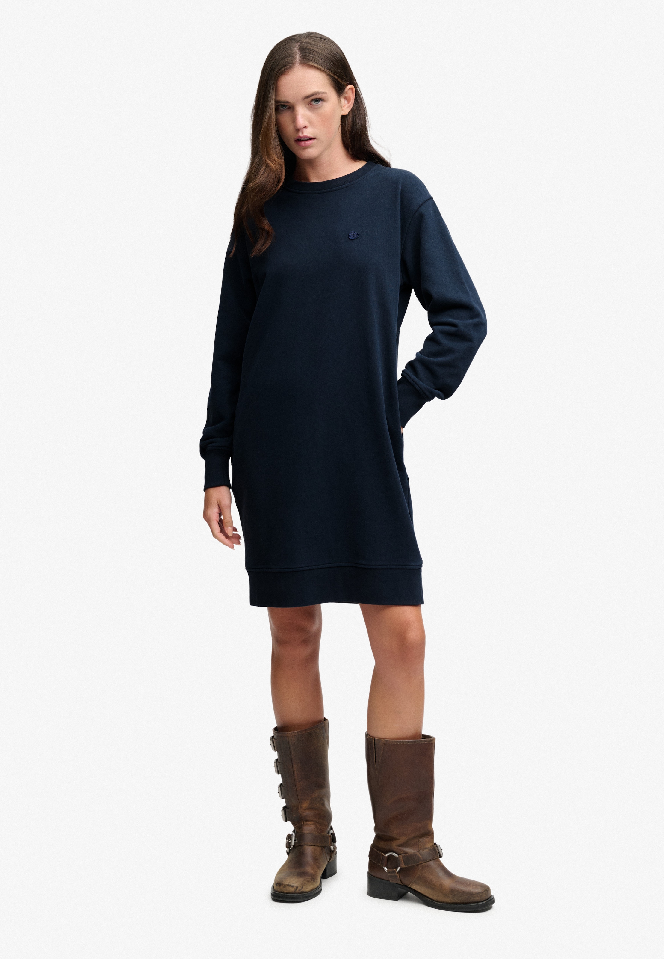 Superdry Sweatkleid »SDCO SWEATER DRESS« Baumwolle
