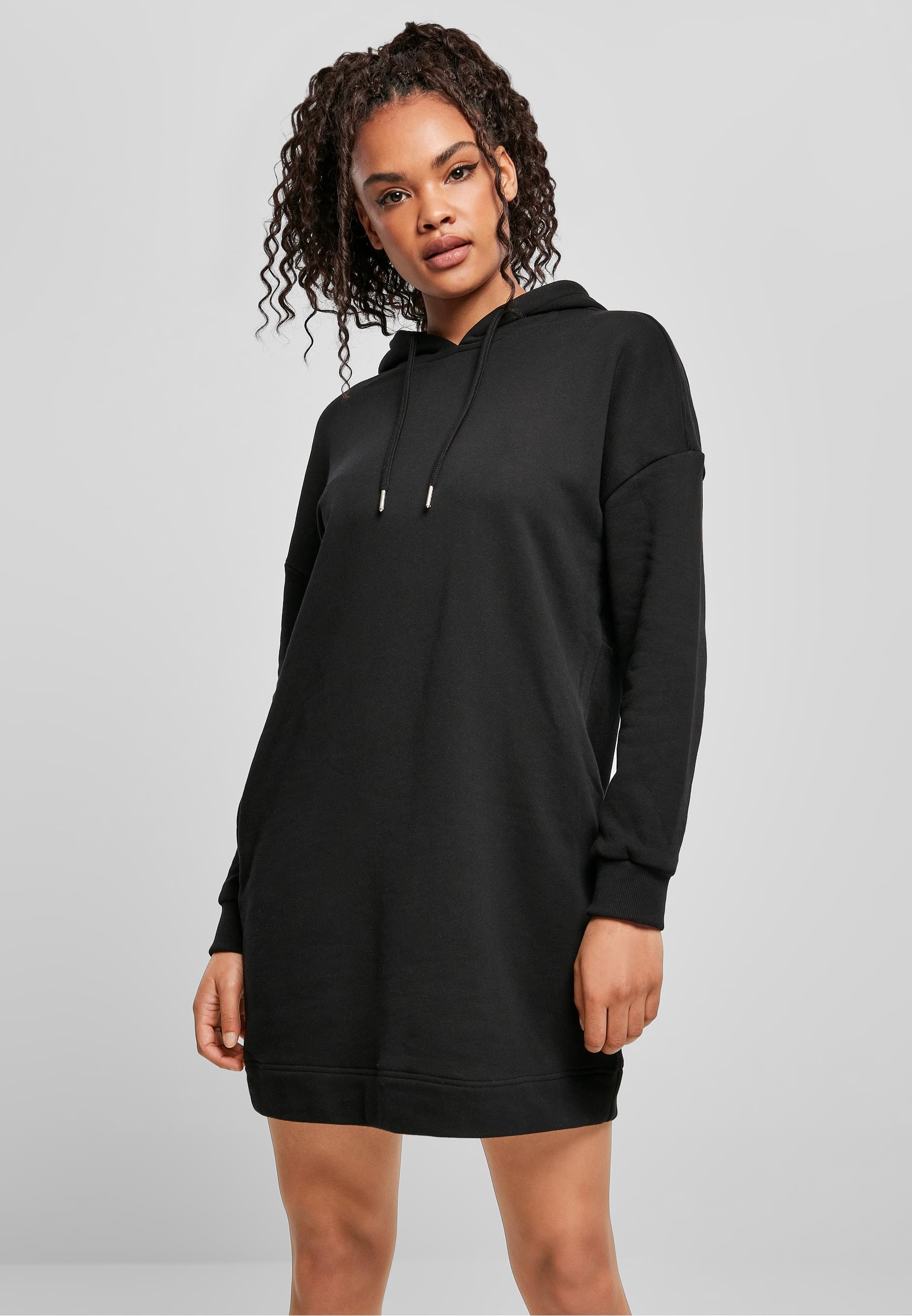 URBAN CLASSICS Shirtkleid »Urban Classics Damen Ladies Organic Oversized Terry Hoody Dress«, (1 tlg.)
