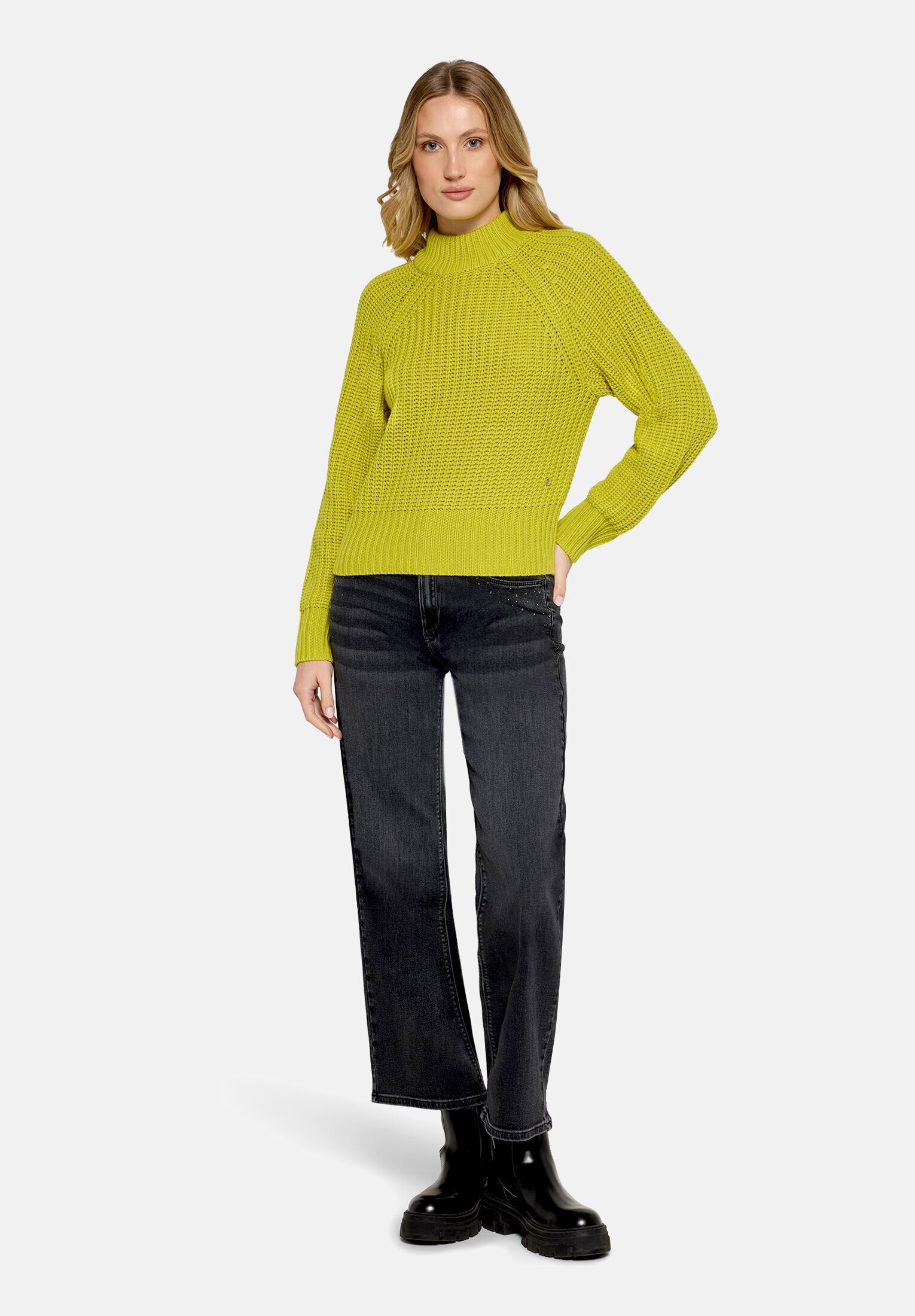 Betty&Co High-waist-Jeans »Damen mit Strass«