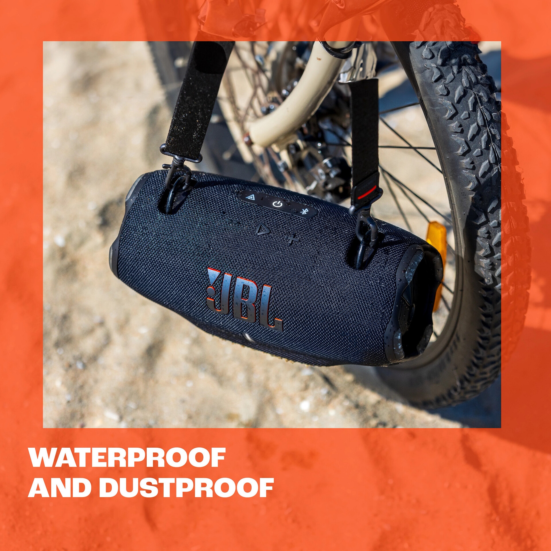 JBL Bluetooth-Lautsprecher »XTREME 4 - tragbarer wasserdichter Lautsprecher mit Schultergurt«, machtiger JBL Pro Sound, ohne Ladeadapter
