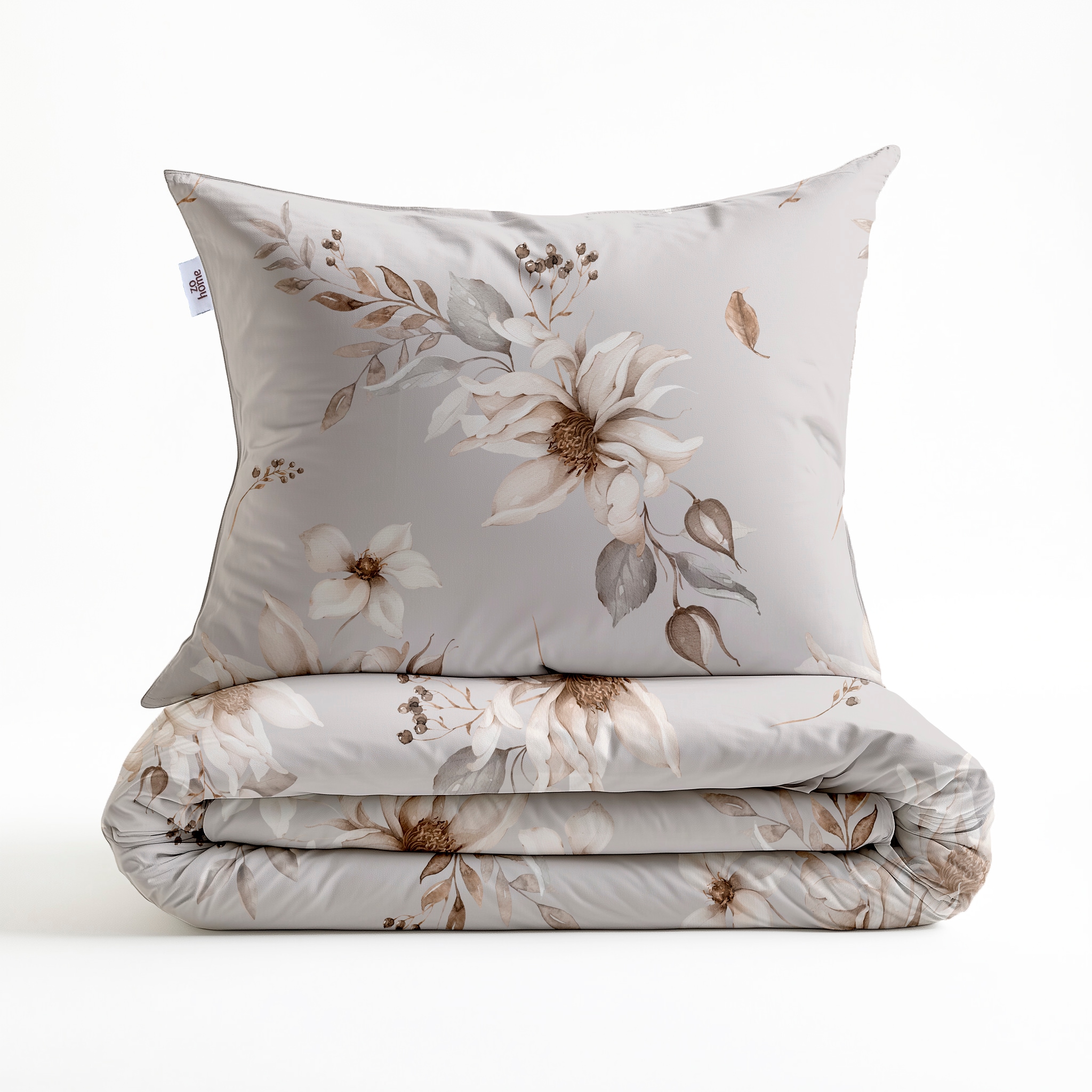 Biberna Bettwäsche »Zohome Bettwäsche Baumwolle Flanell Elara« 2 Bettwäsche aus 100% Baumwolle, hochwertige Flanell, ab 135x200 cm.