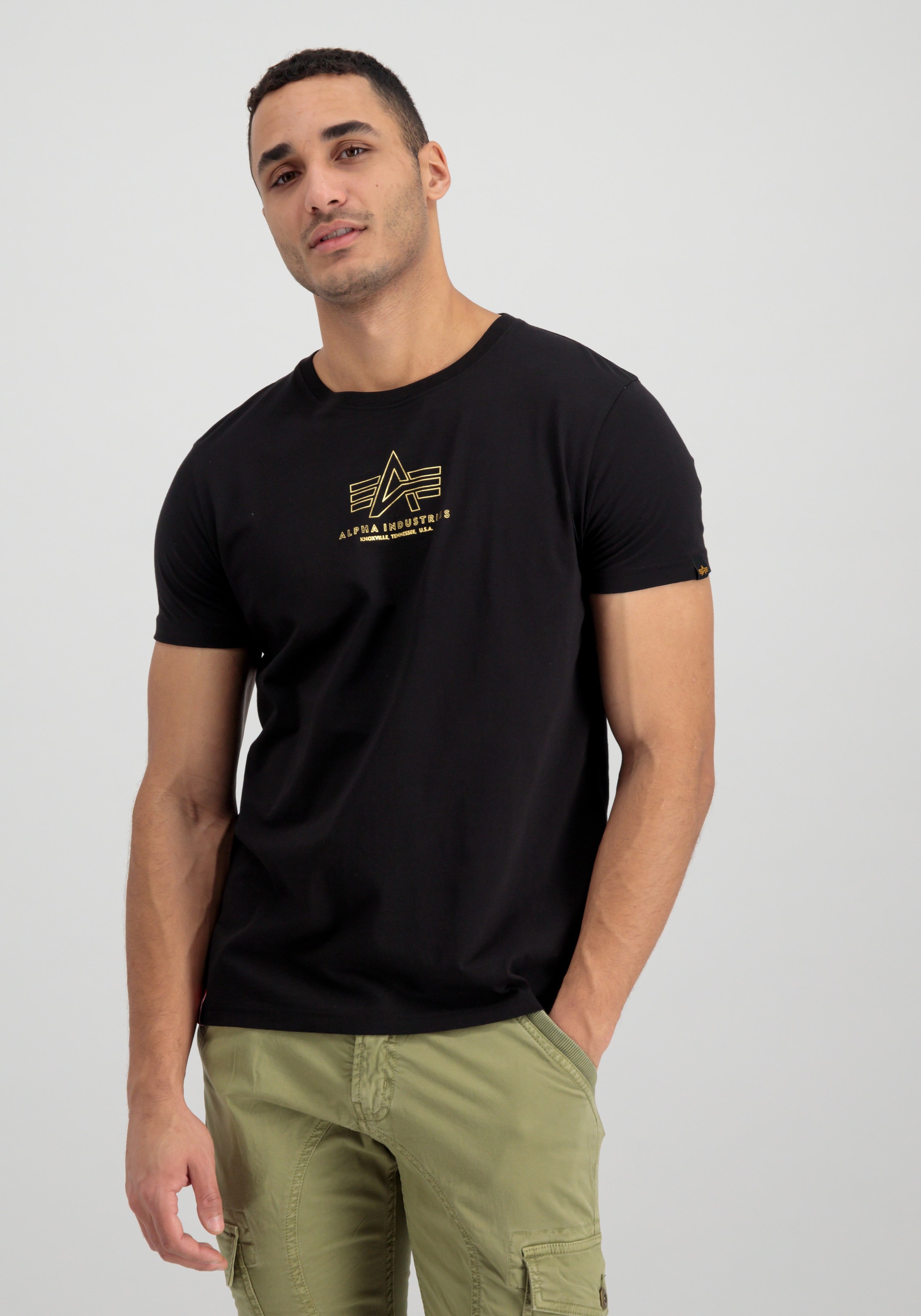 Alpha Industries T-Shirt "Alpha Industries Men - T-Shirts Basic T-Shirt ML günstig online kaufen