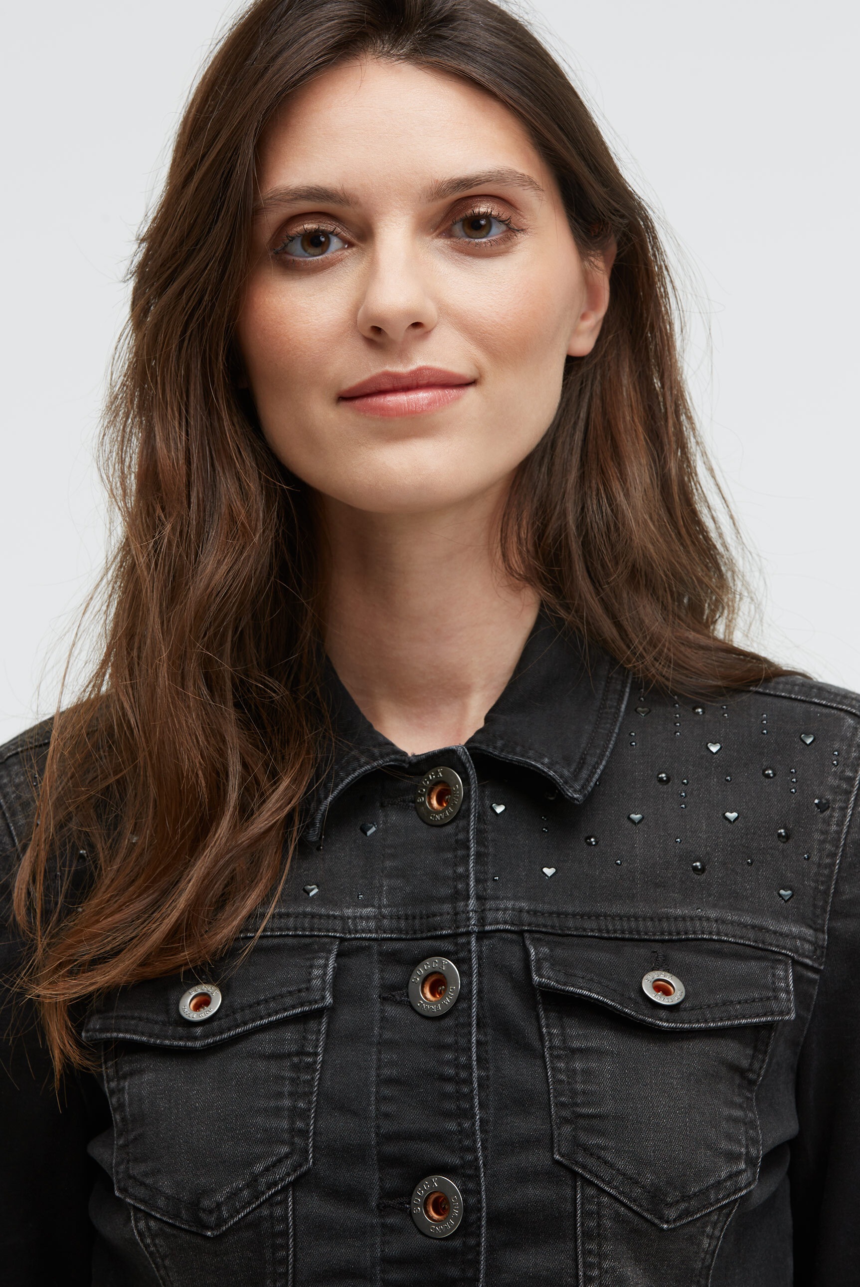 SOCCX JU:NE Denim Jacket Black XXL 3