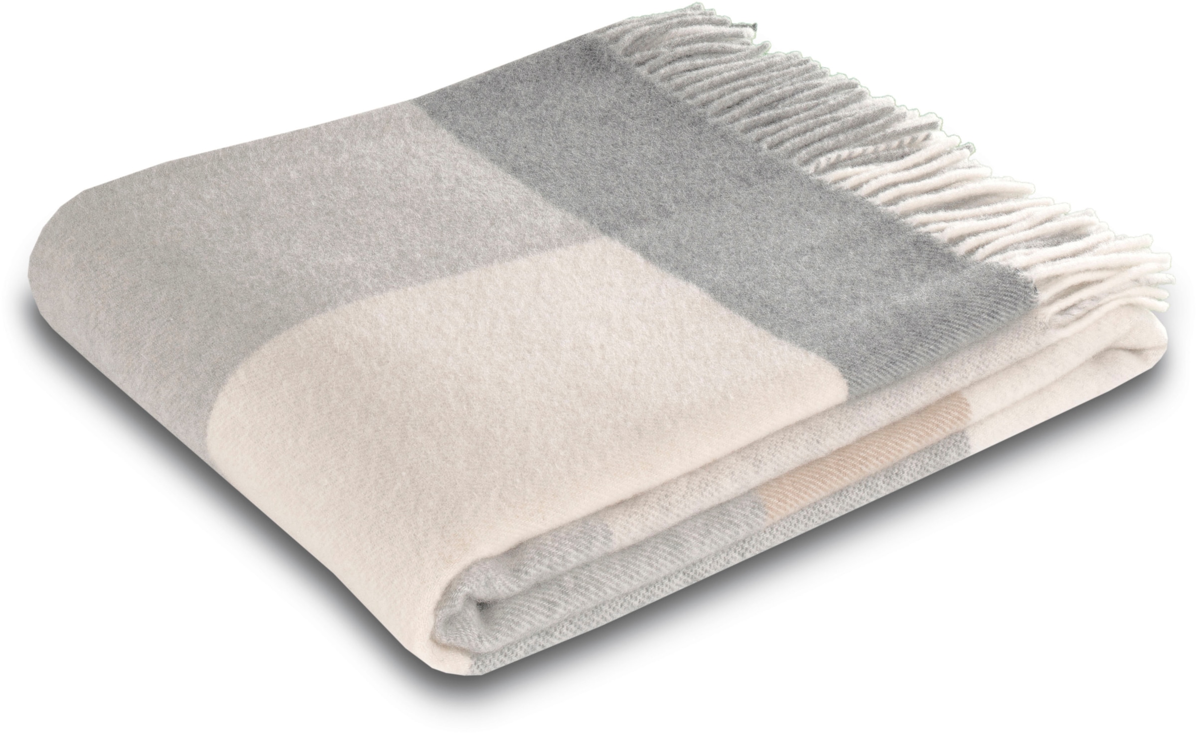 Biederlack "Soft Impression im Doubleface-Look" Wolle-Kaschmir-Mix günstig online kaufen