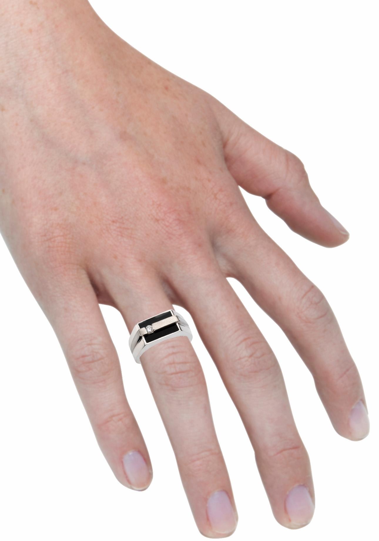 Firetti Fingerring »Schmuck Geschenk Silber 925 Silberring Ringkopf eckig«,  zu Hoodie, Shirt, Jeans, Sneaker! Anlass Geburtstag Weihnachten ▷ kaufen |  BAUR