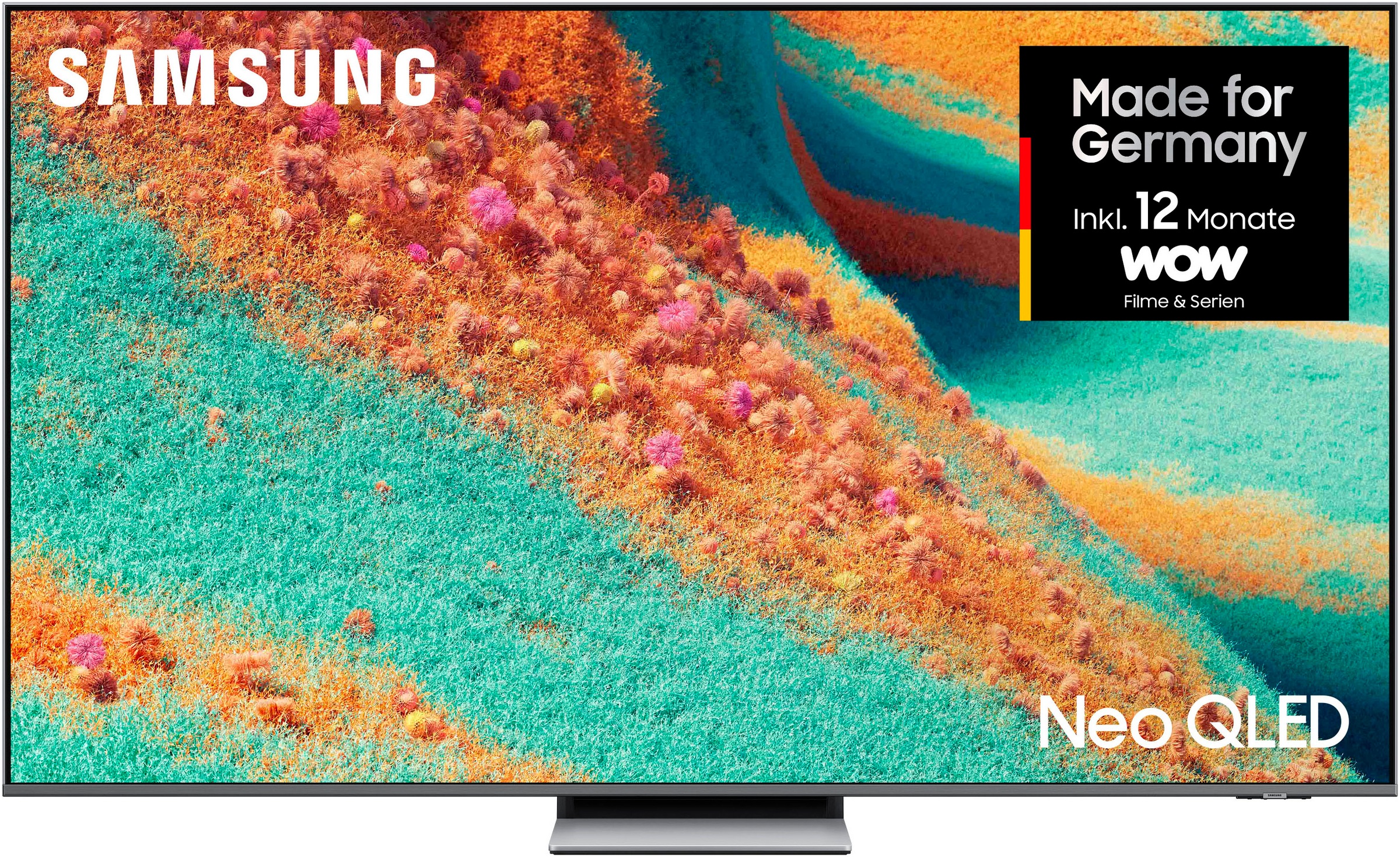 SAMSUNG QLED-Fernseher "GQ75QN85FAU QLED Mini LED-Fernseher", Energieeffizienz: F (A-G), schwarz, 75 ″, Fernseher, NQ HDR+, 4K AI Upscaling, Dolby Atmos & AI Sound, Gaming bis zu 144Hz