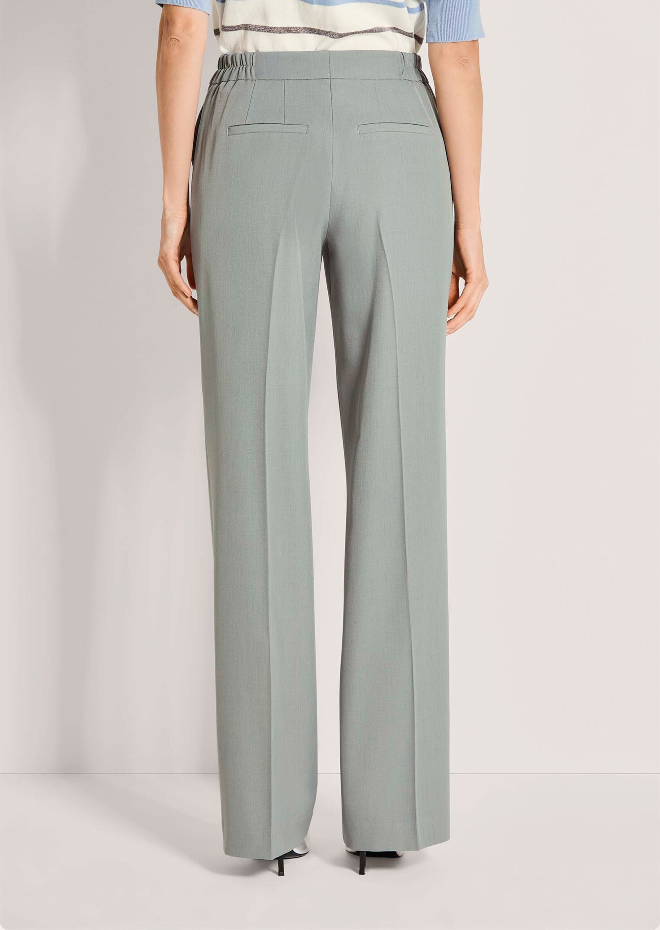 MADELEINE Stoffhose »Bügelfaltenhose Palazzohose mit Teildehnbund«