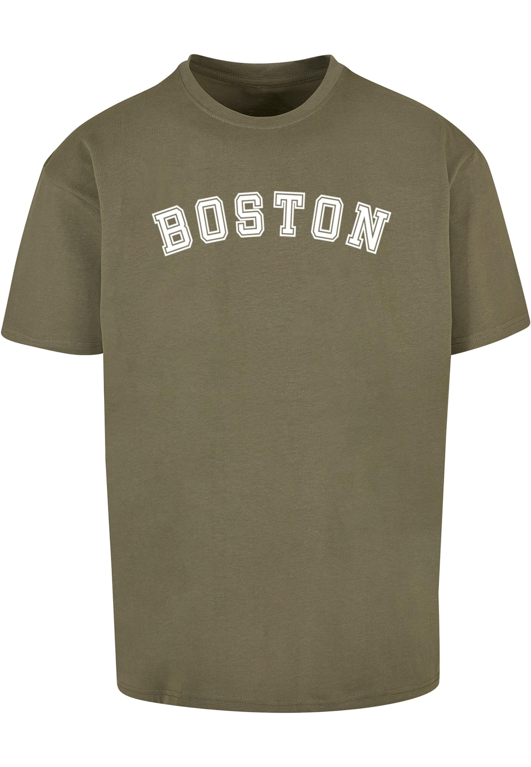 T-Shirt »Merchcode Herren Boston X Heavy Oversize Tee-BY102«, (1 tlg.)